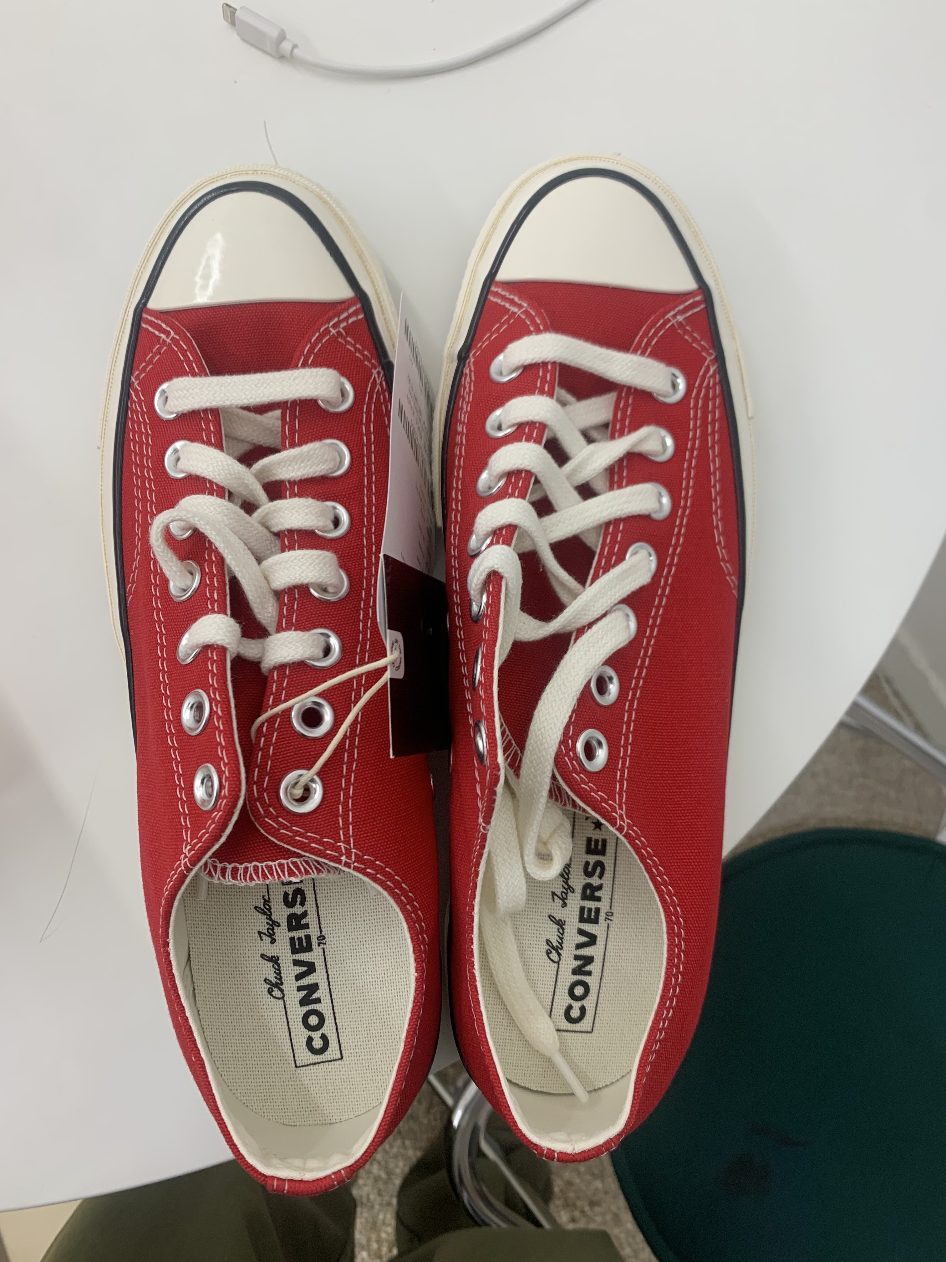 Converse Chuck 70 Ox Enamel Red 착용 스타일