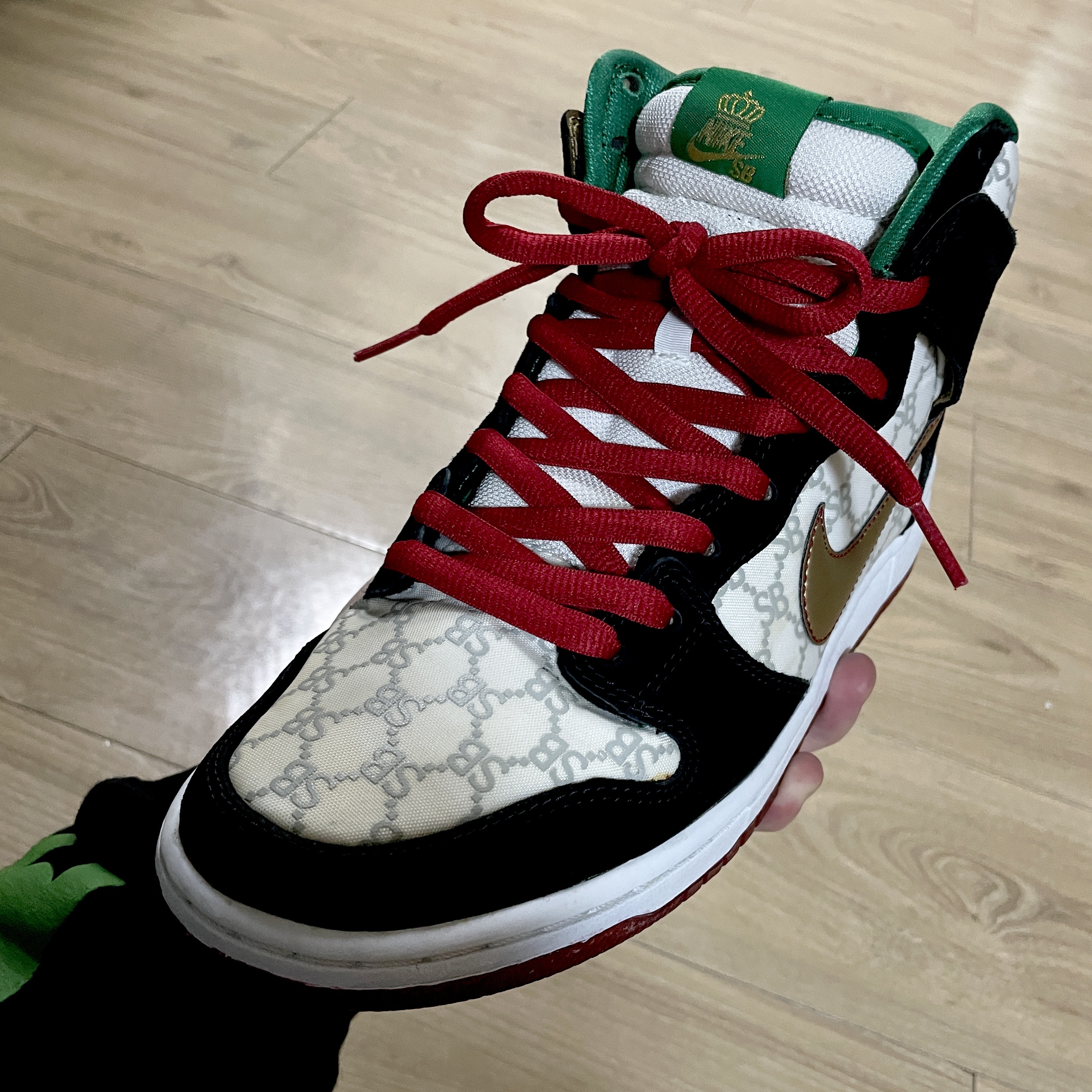 Nike x Black Sheep Dunk High SB Paid in Full 착용 스타일 - 2