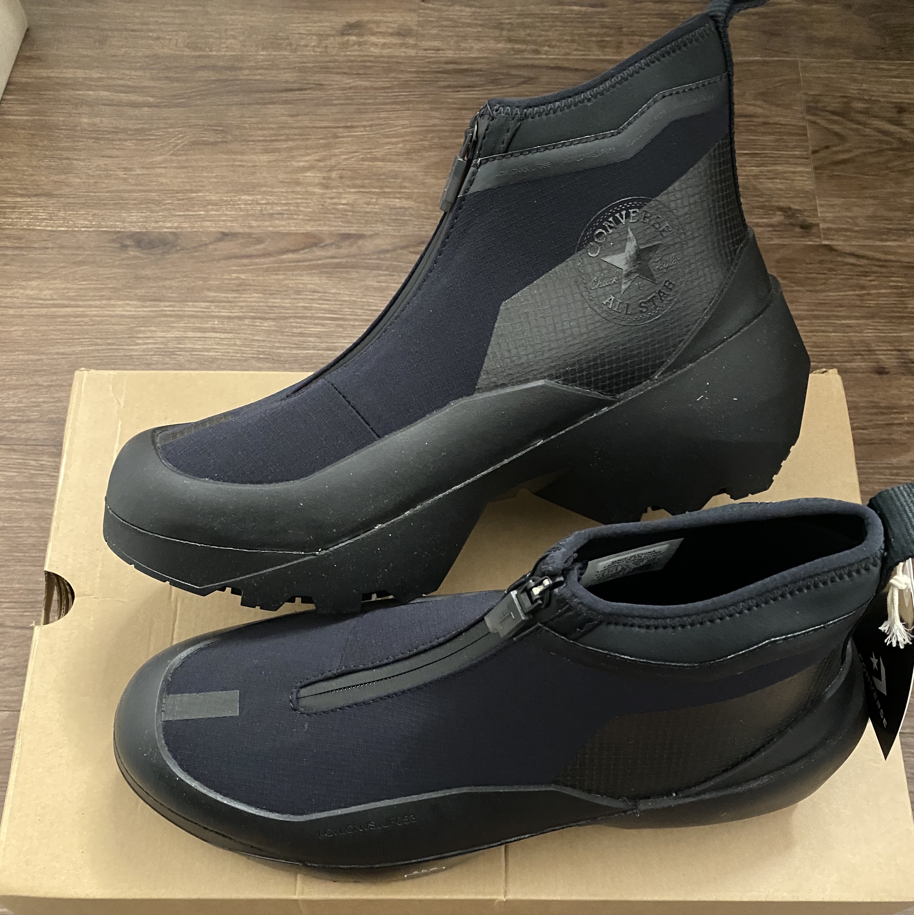 Converse x A-Cold-Wall Geo Forma Boot Onyx 착용 스타일