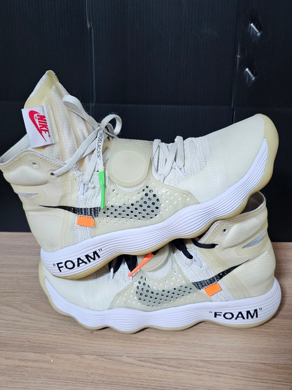 Nike x Off-White React Hyperdunk 2017 Flyknit The Ten 착용 스타일 - 2