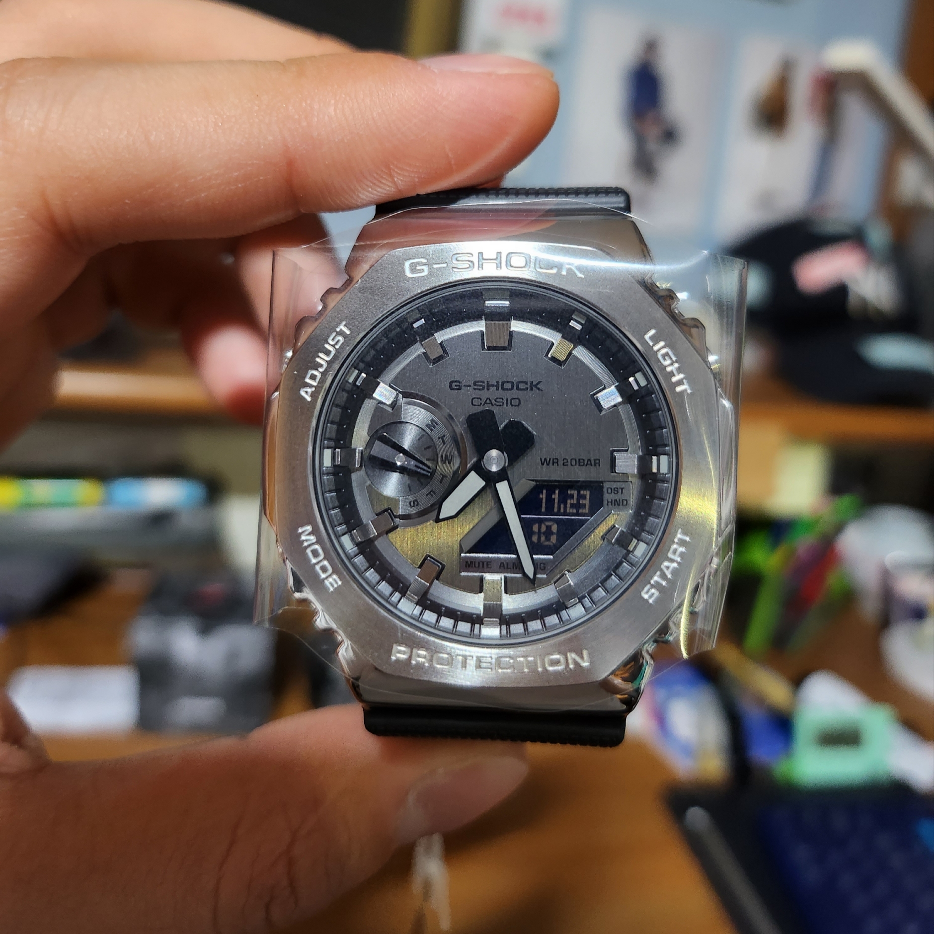 Casio G-Shock GM-2100-1A, Casio G-ShockGM-2100C-5ADR 착용 스타일 - 4