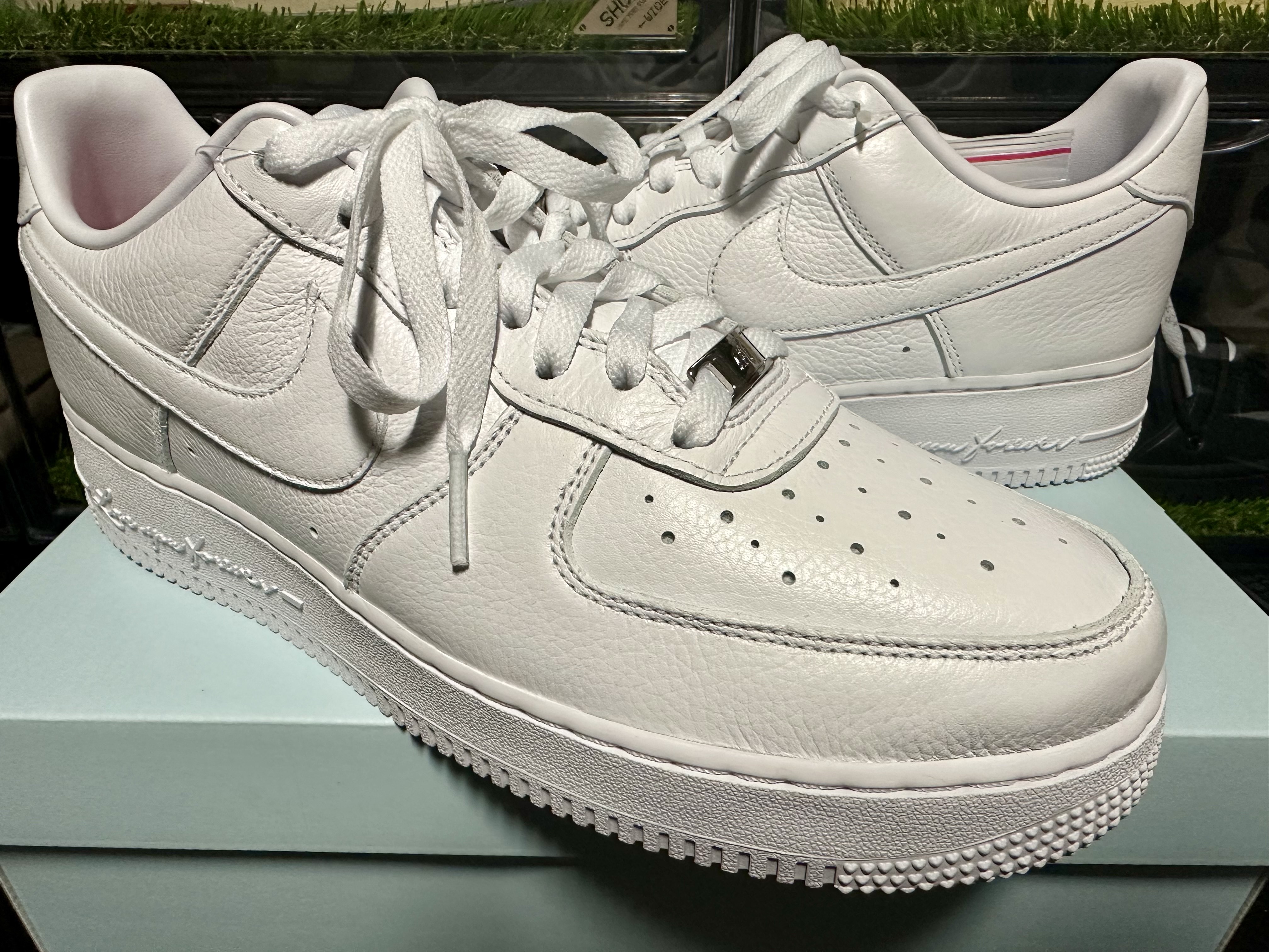 Nike x Drake Nocta Air Force 1 Low SP Certified Lover Boy White 착용 스타일 - 2