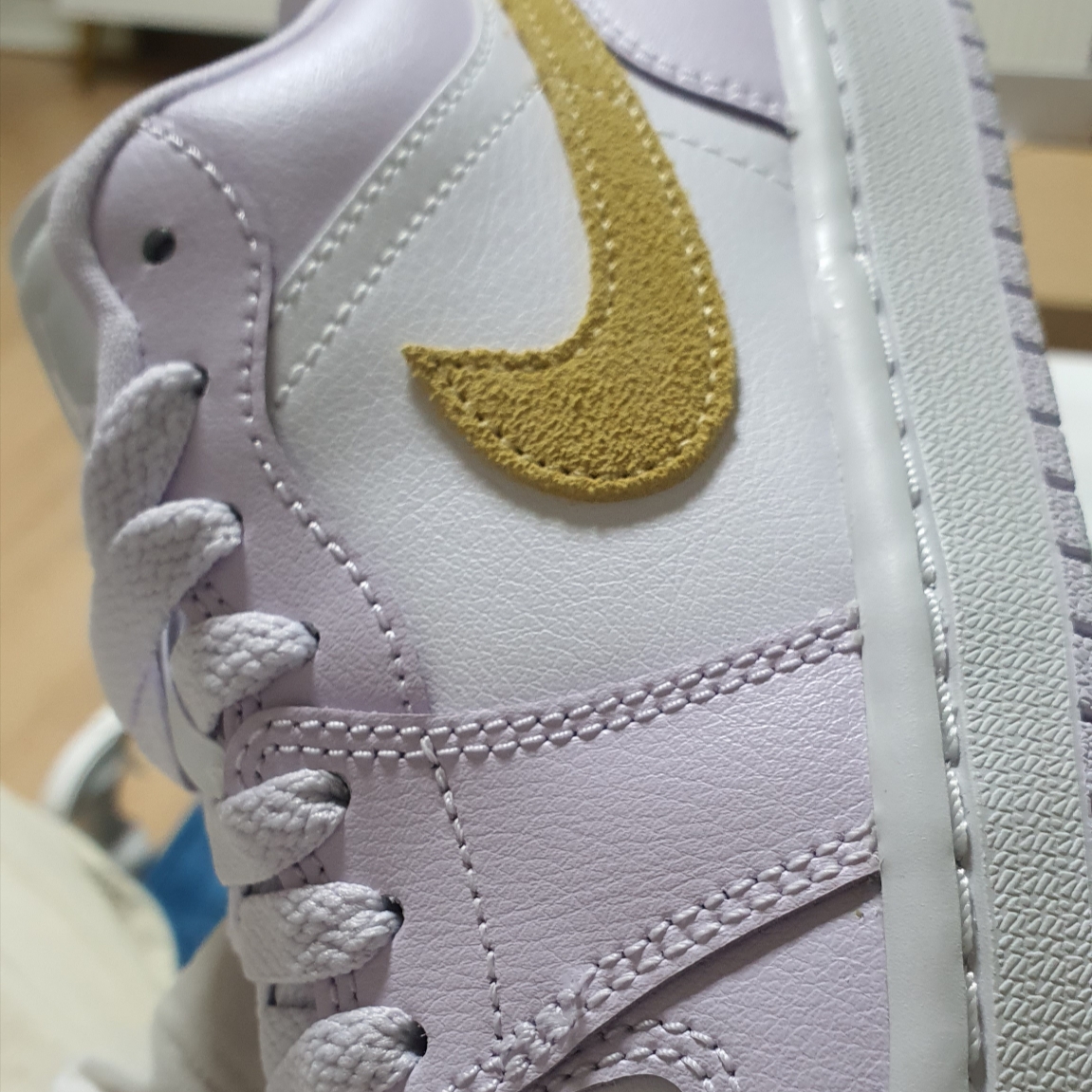 (W) Jordan 1 Low Barely Grape Lemon Wash 착용 스타일