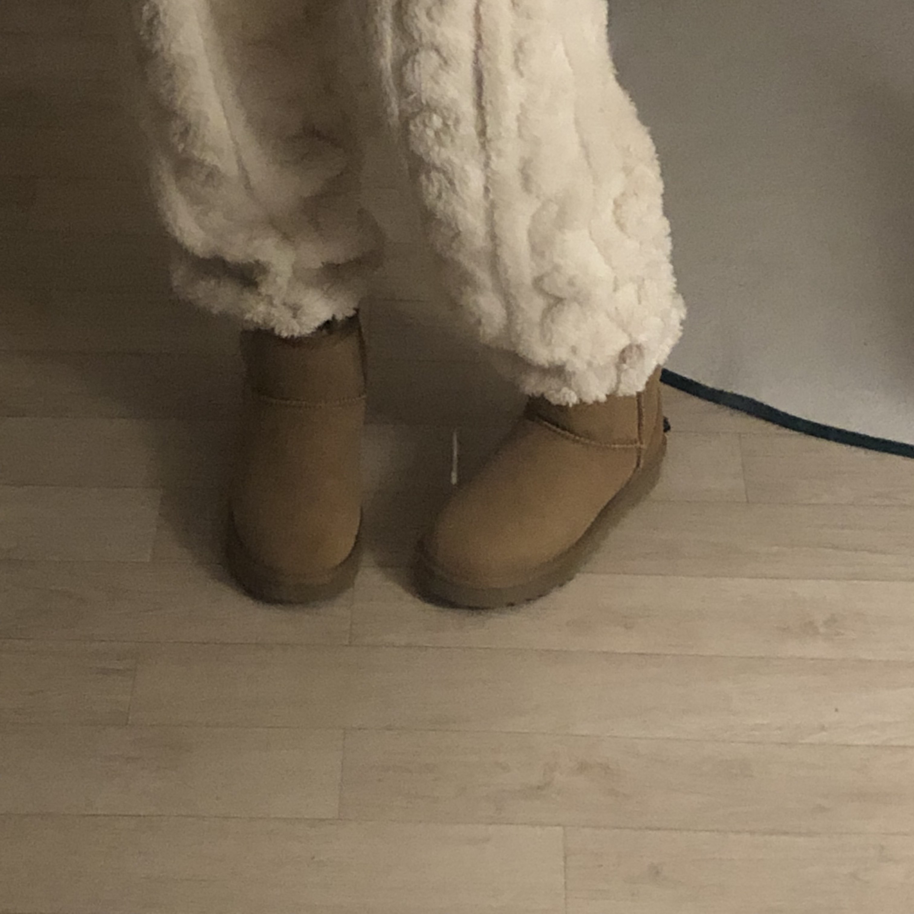 (W) UGG Classic Mini II Boots Chestnut 착용 스타일 - 4