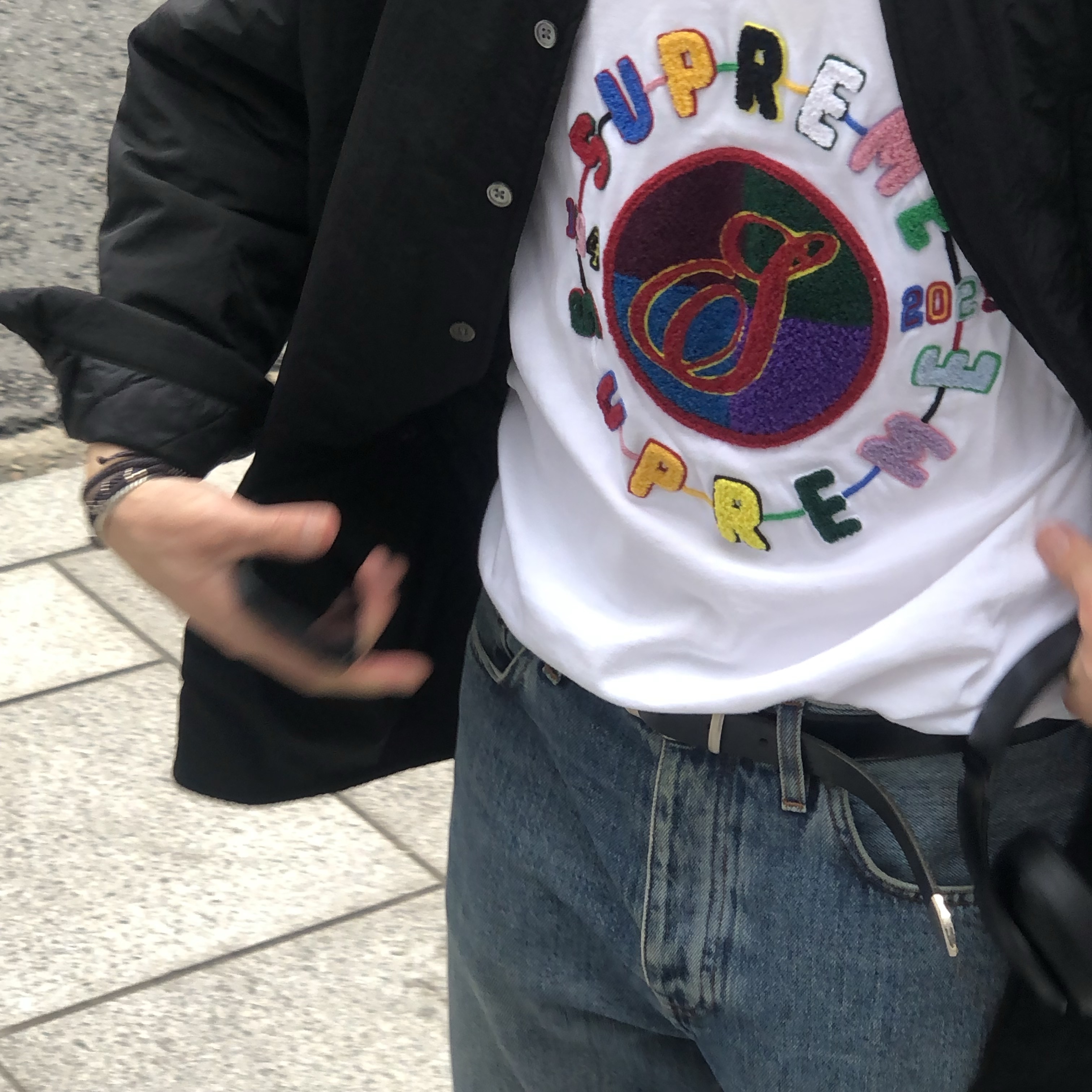 Supreme Chenille Crest S/S Top White - 23SS, Beats Studio 3 Wireless Over Ear Headphone Matt Black (Korean Ver.) 착용 스타일 - 3