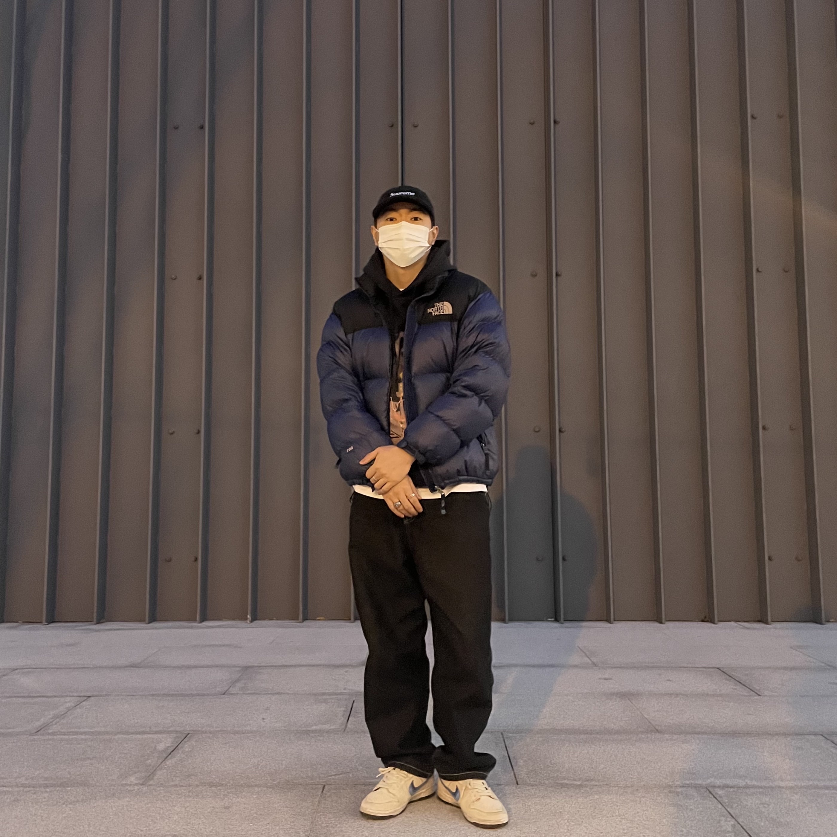 Nike SB Dunk Low Truck It, Palace Spooked Hood Black - 19FW 착용 스타일