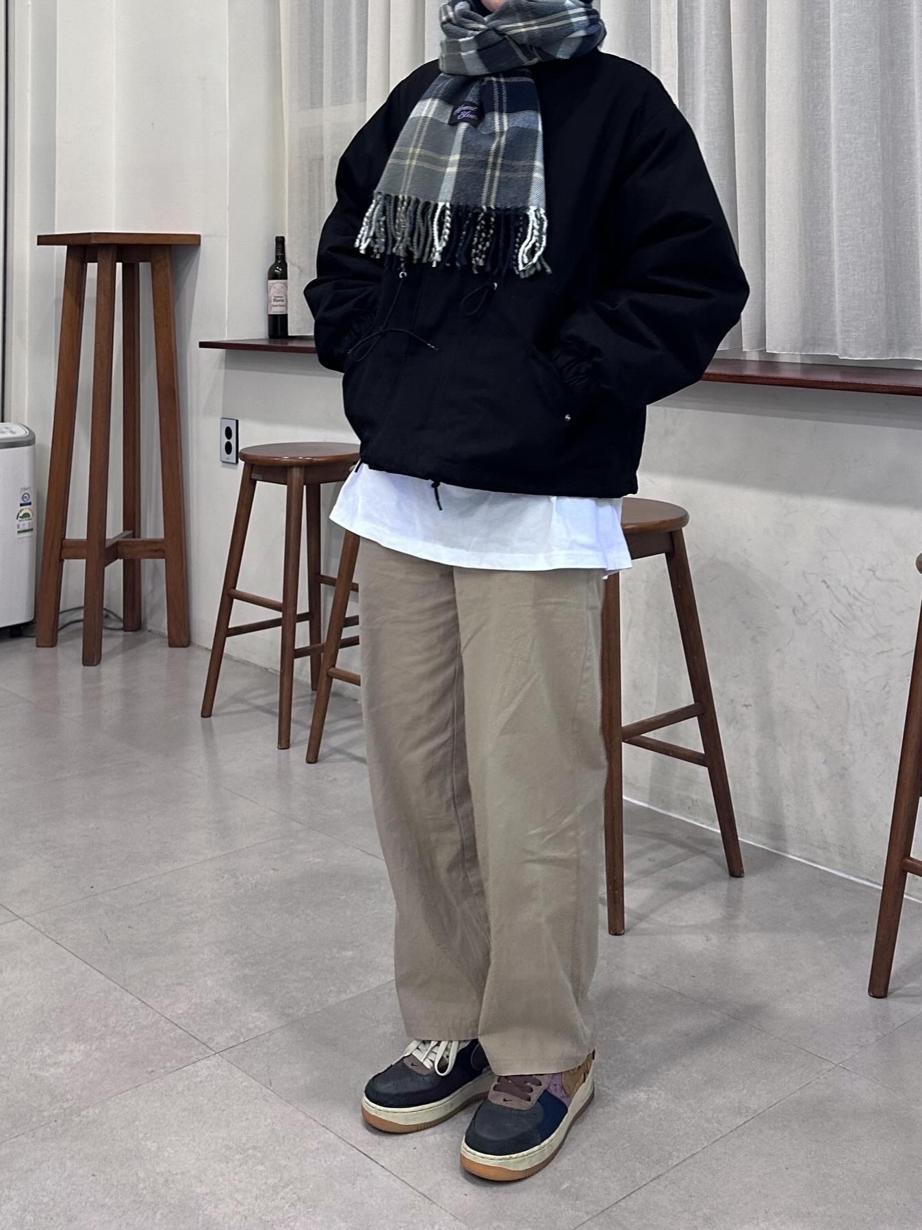 Nike x Travis Scott Air Force 1 Low Cactus Jack 착용 스타일 - 3
