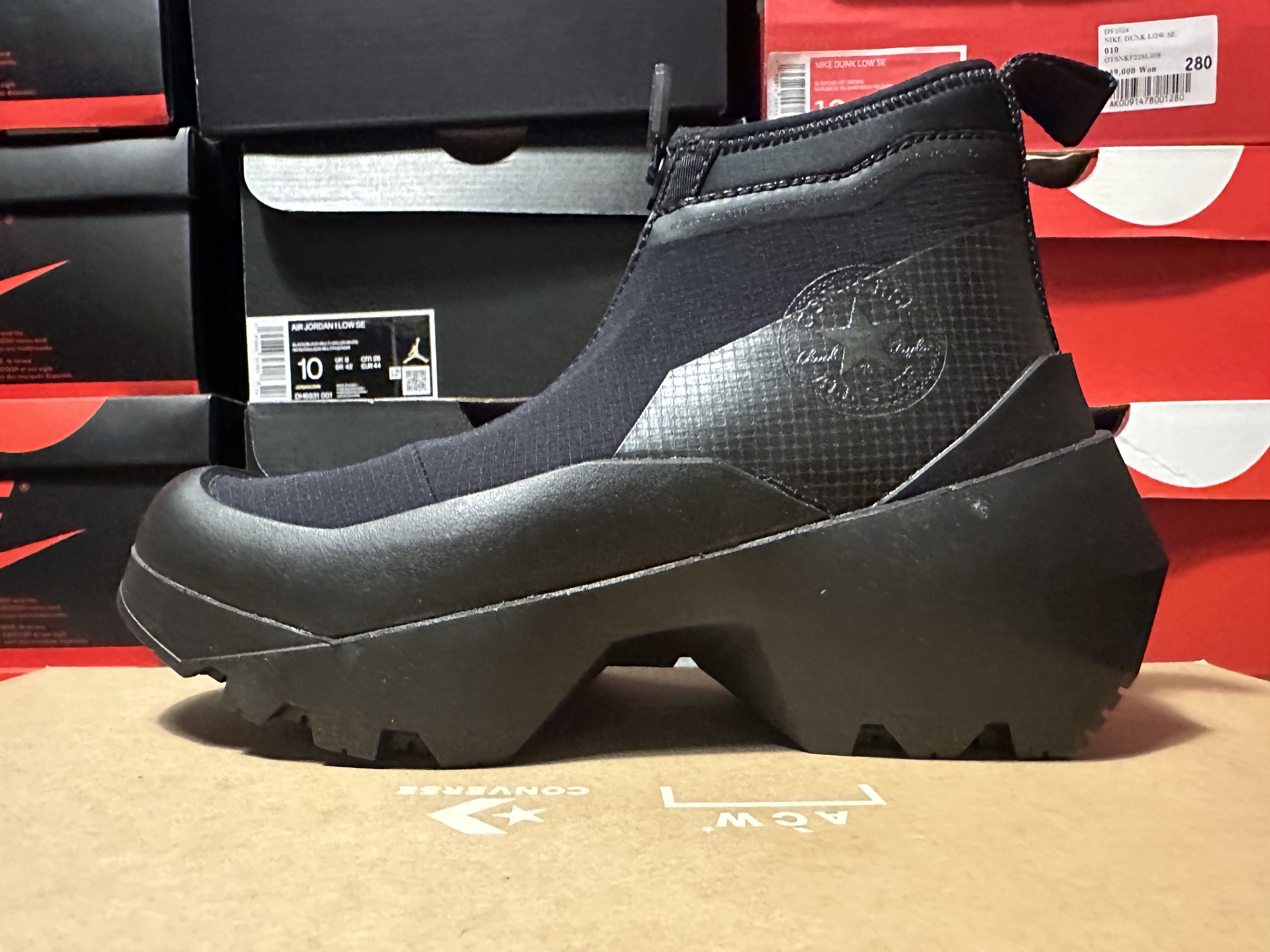 Converse x A-Cold-Wall Geo Forma Boot Onyx 착용 스타일 - 4