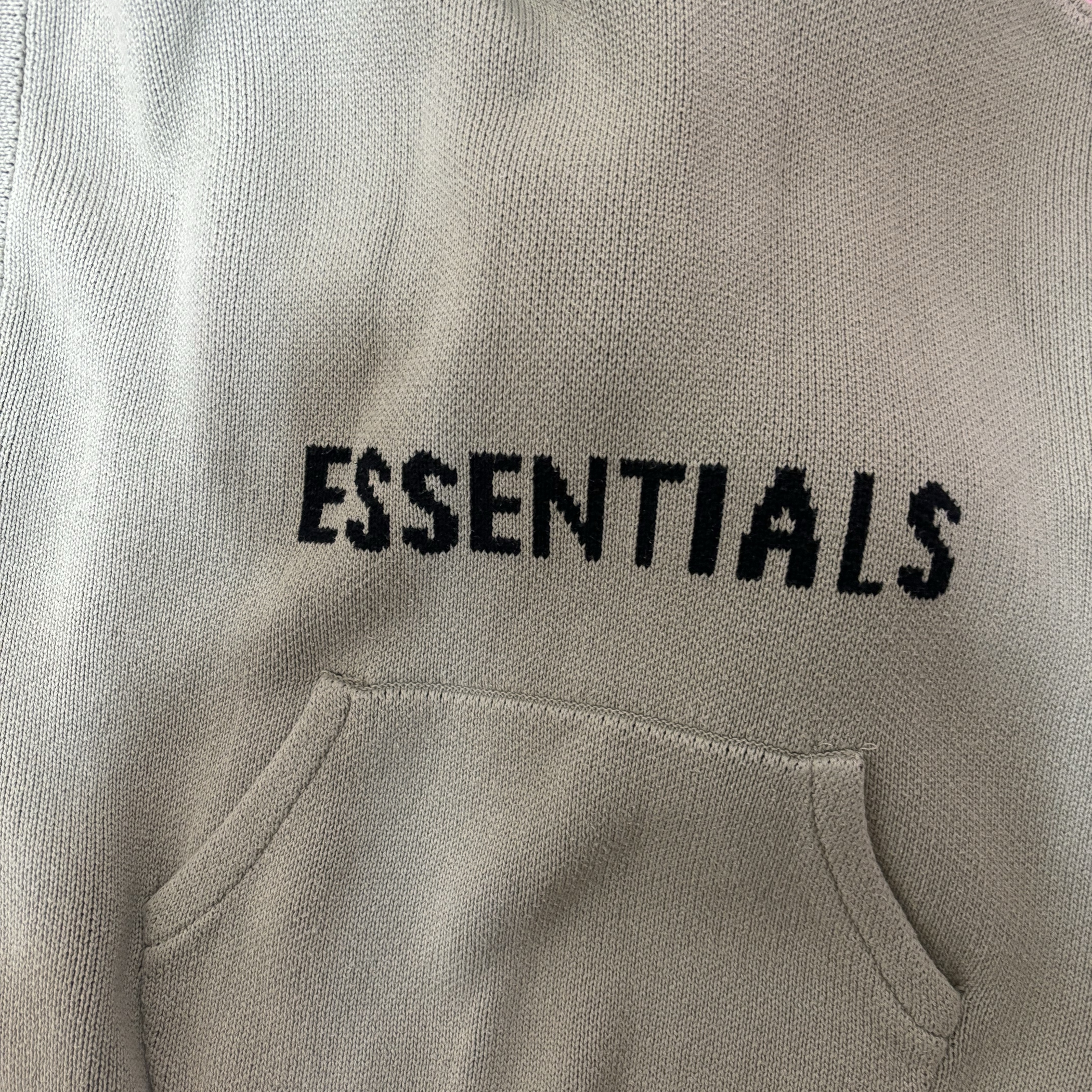 Essentials Knit Pullover Hoodie Pistachio - 21FW 착용 스타일