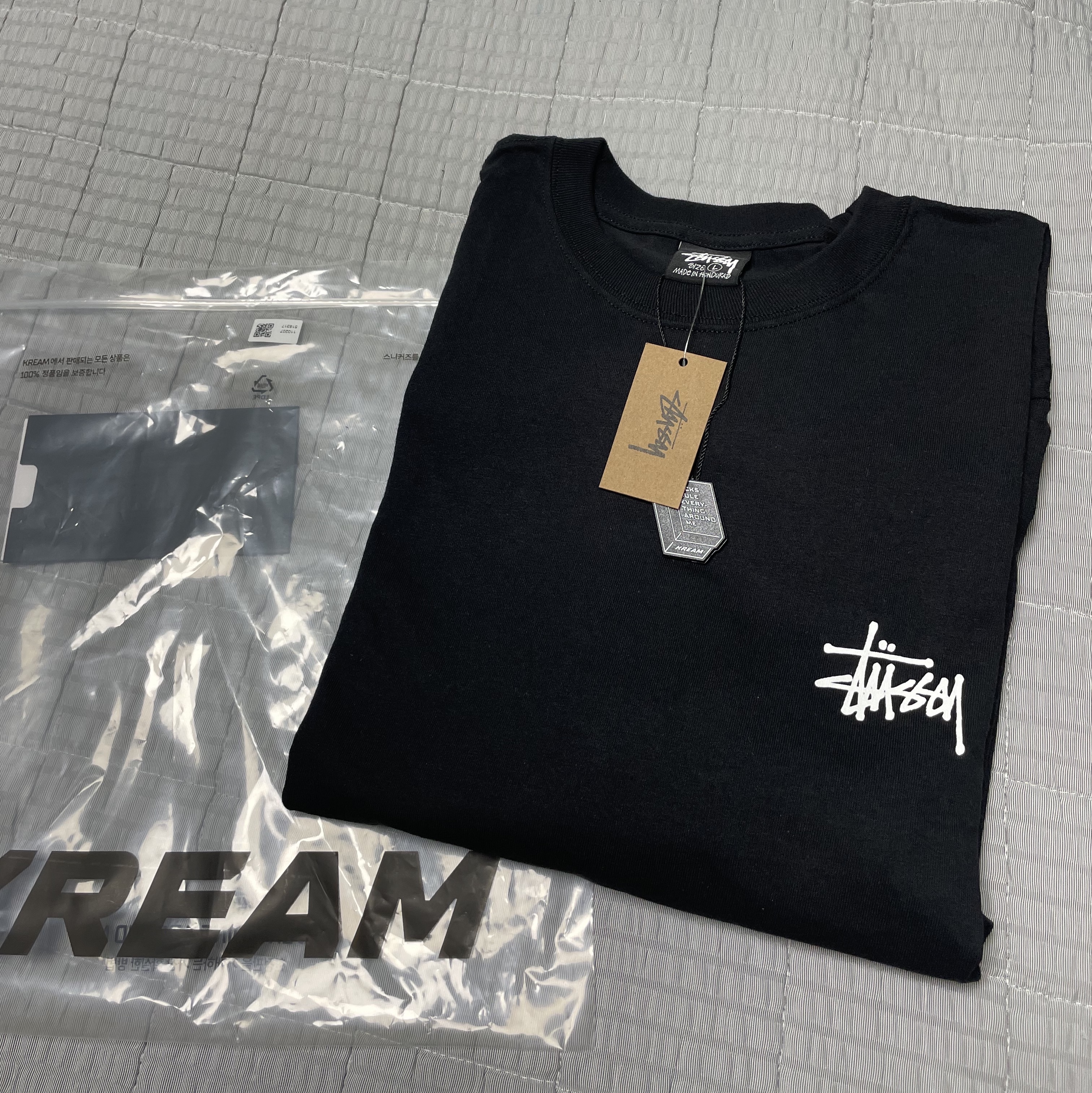 Stussy Basic Stussy LS T-Shirt Black 2022 착용 스타일 - 1