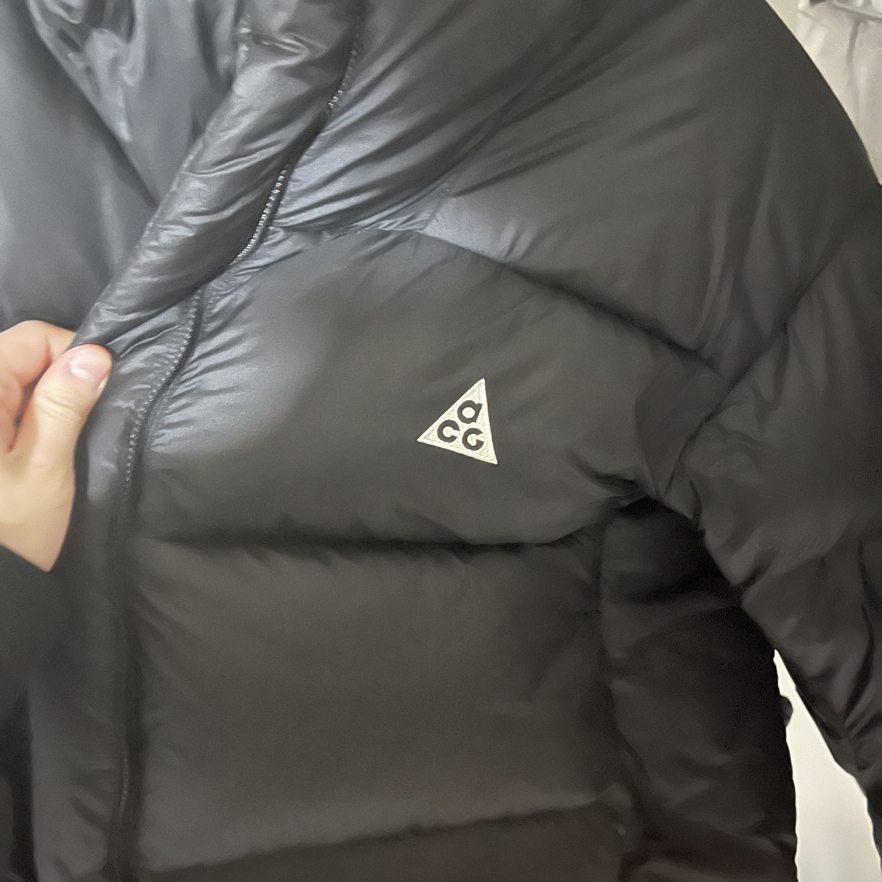 Nike ACG Therma-Fit ADV Lunar Lake Puffer Jacket Black - Asia 착용 스타일