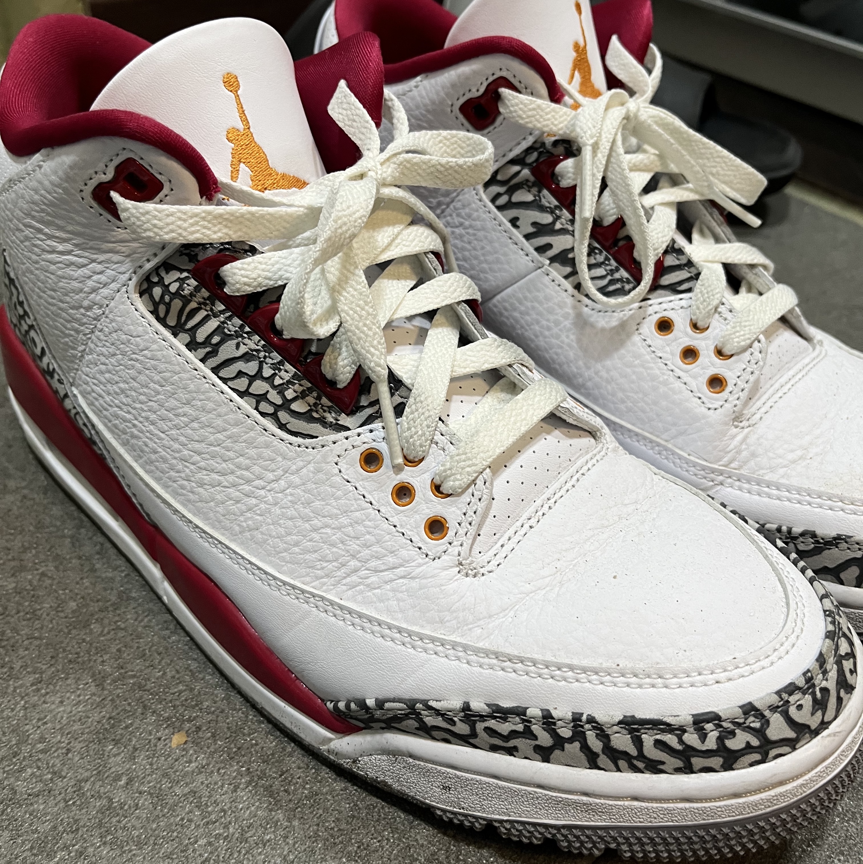 Jordan 3 Retro Cardinal Red 착용 스타일