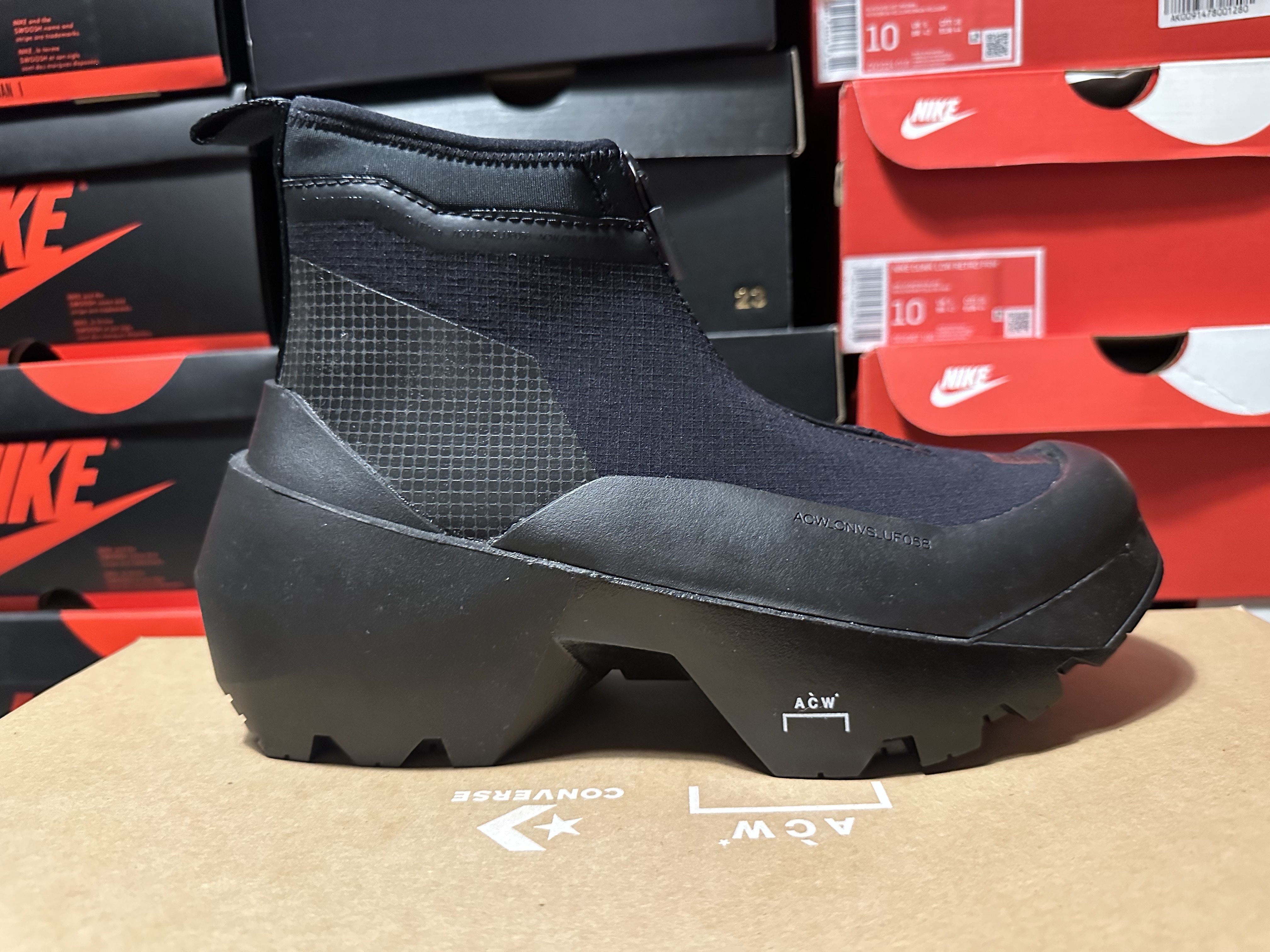 Converse x A-Cold-Wall Geo Forma Boot Onyx 착용 스타일 - 3