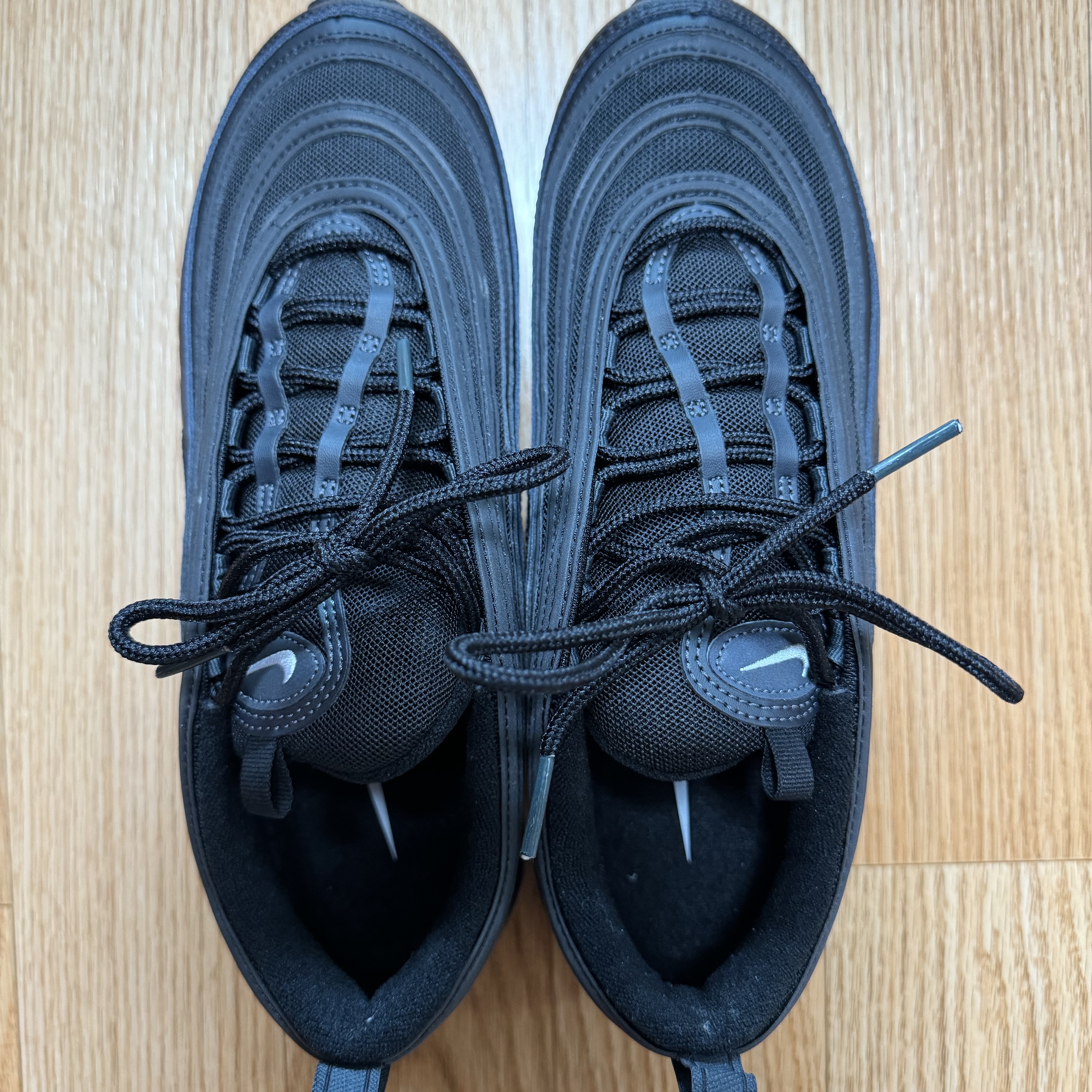 Nike Air Max 97 Black White Anthracite 착용 스타일