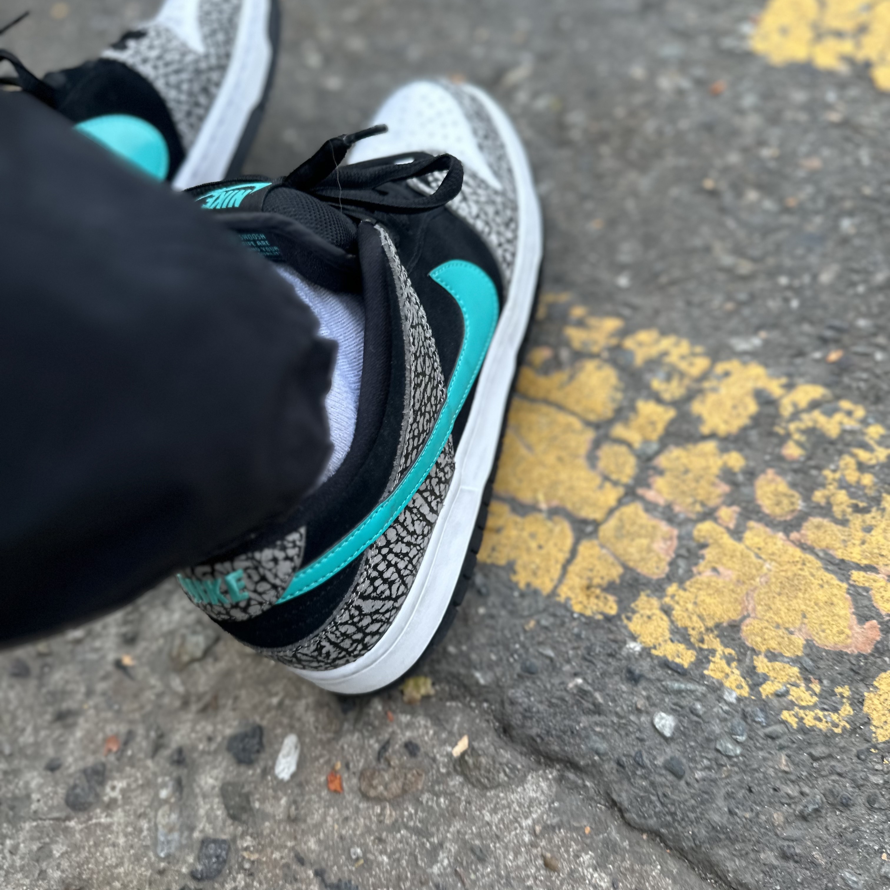 Nike SB Dunk Low Pro Clear Jade 착용 스타일 - 3
