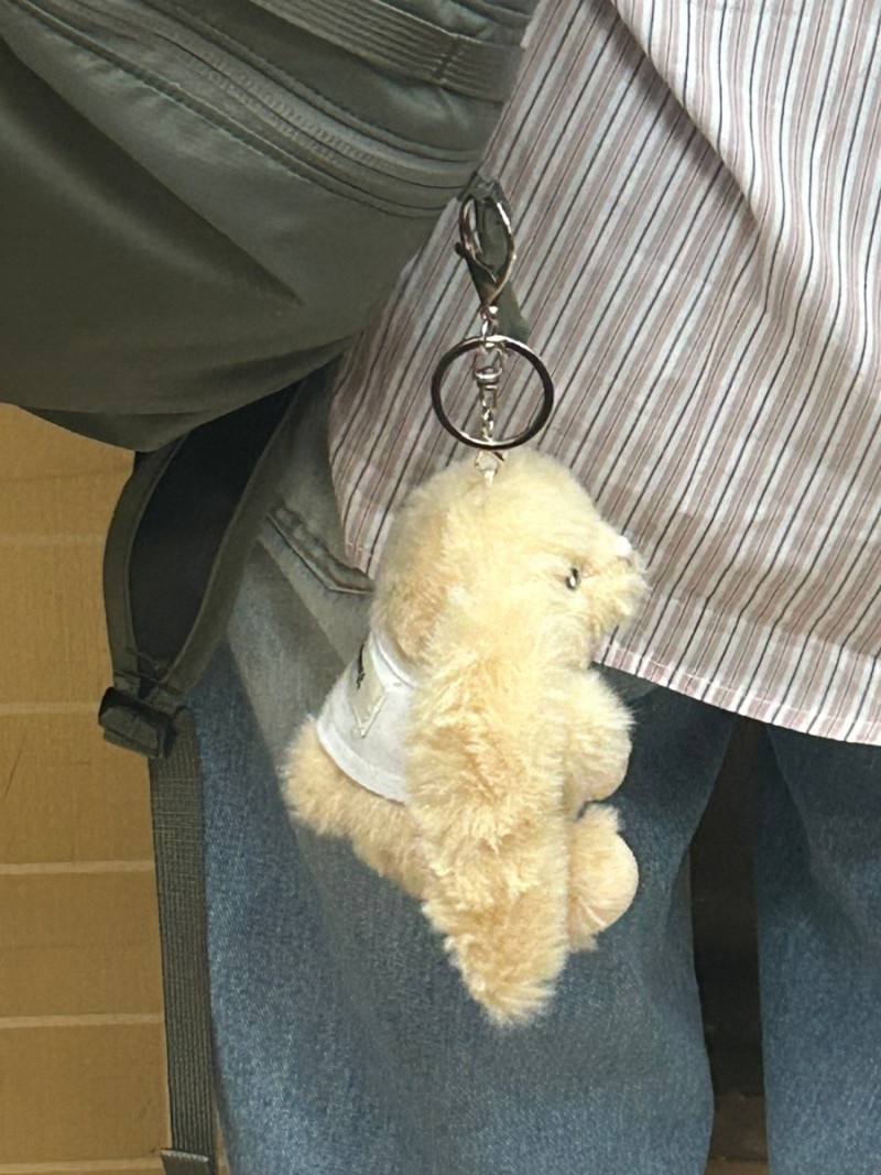 Glowny I'm Lony Keyring 착용 스타일