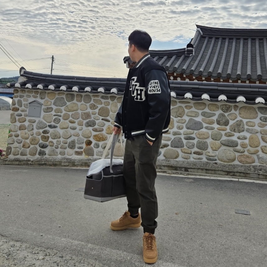 Nike Air Force 1 '07 WB Flax 착용 스타일 - 1
