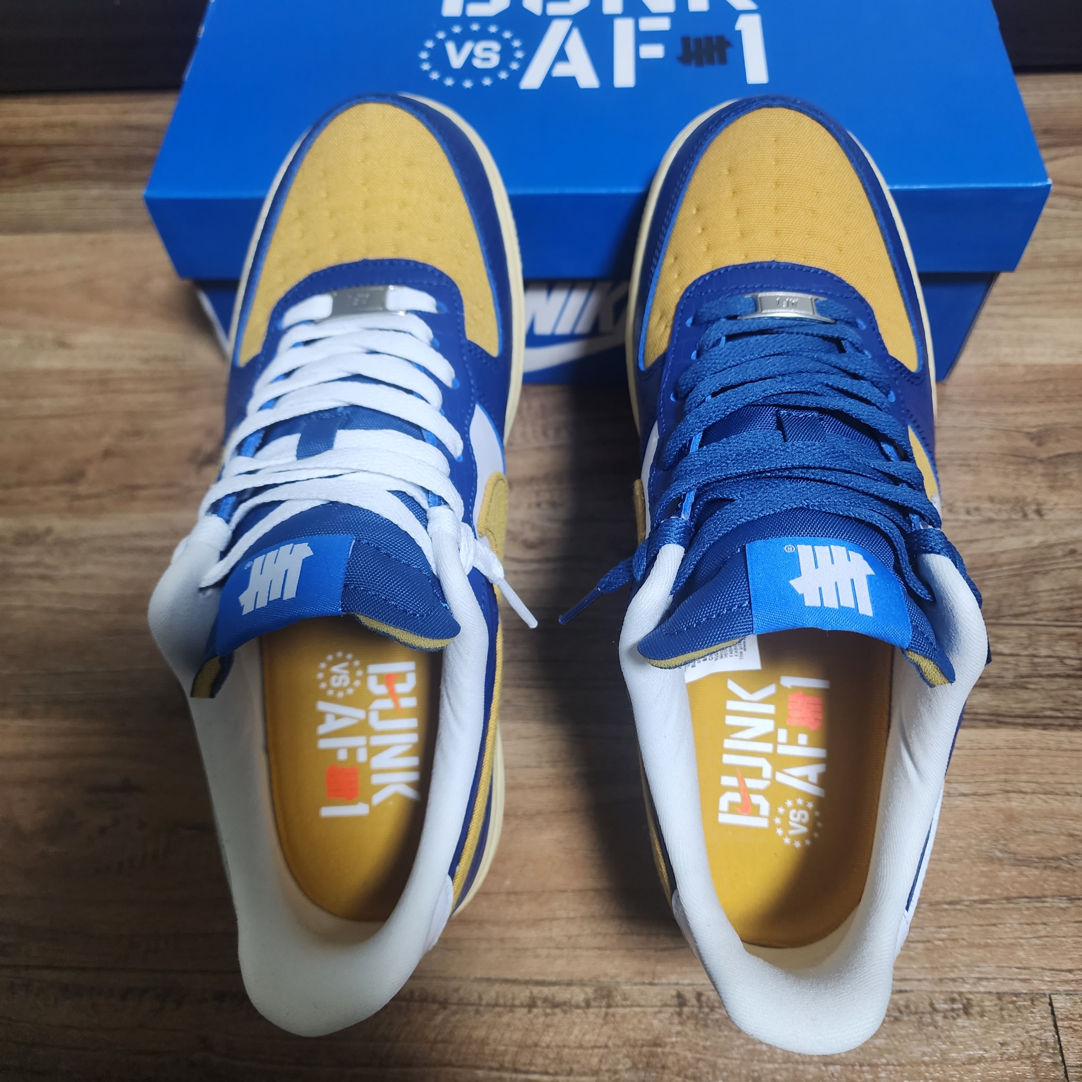 Nike x Undefeated Air Force 1 Low SP 5 On It Court Blue 착용 스타일 - 8