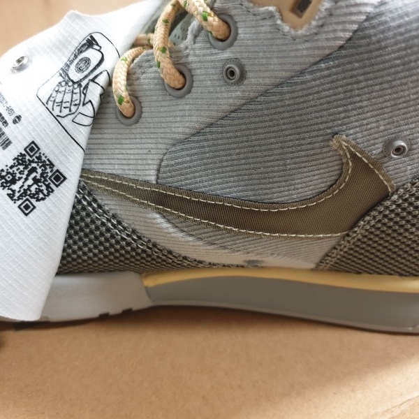 Nike x Travis Scott Nike Air Trainer 1 Grey Haze and Dusty Sage 착용 스타일
