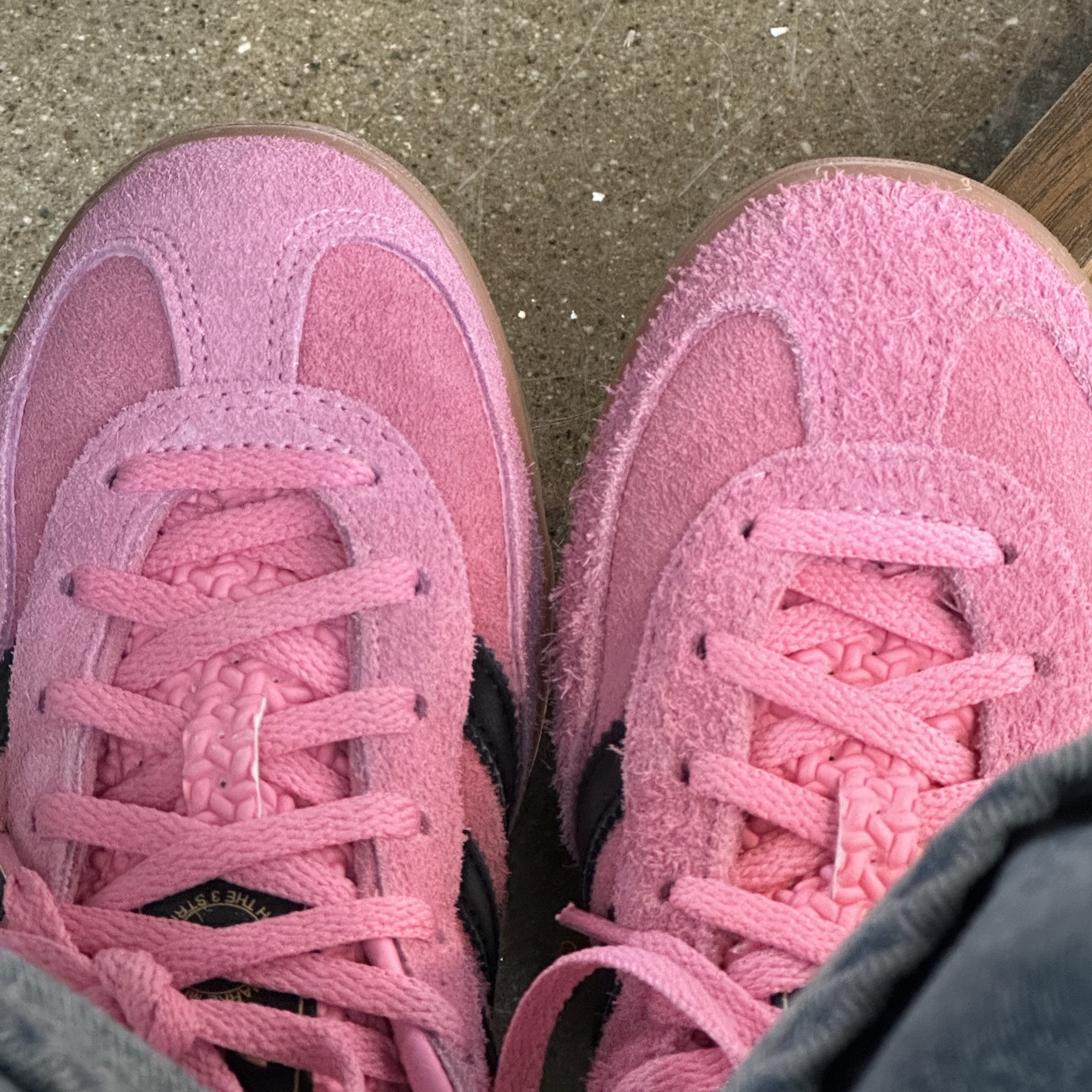 (W) Adidas Gazelle Indoor Bliss Pink 착용 스타일