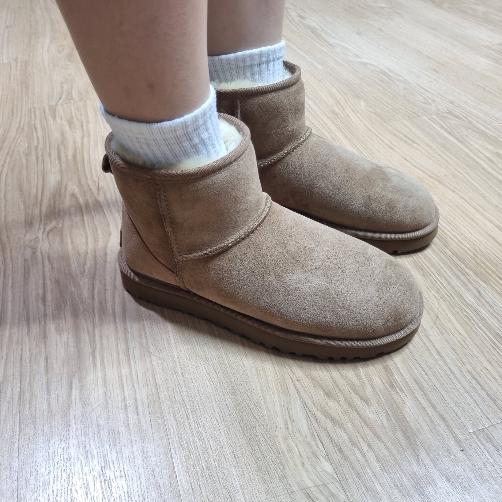 (W) UGG Classic Mini II Boots Chestnut 착용 스타일