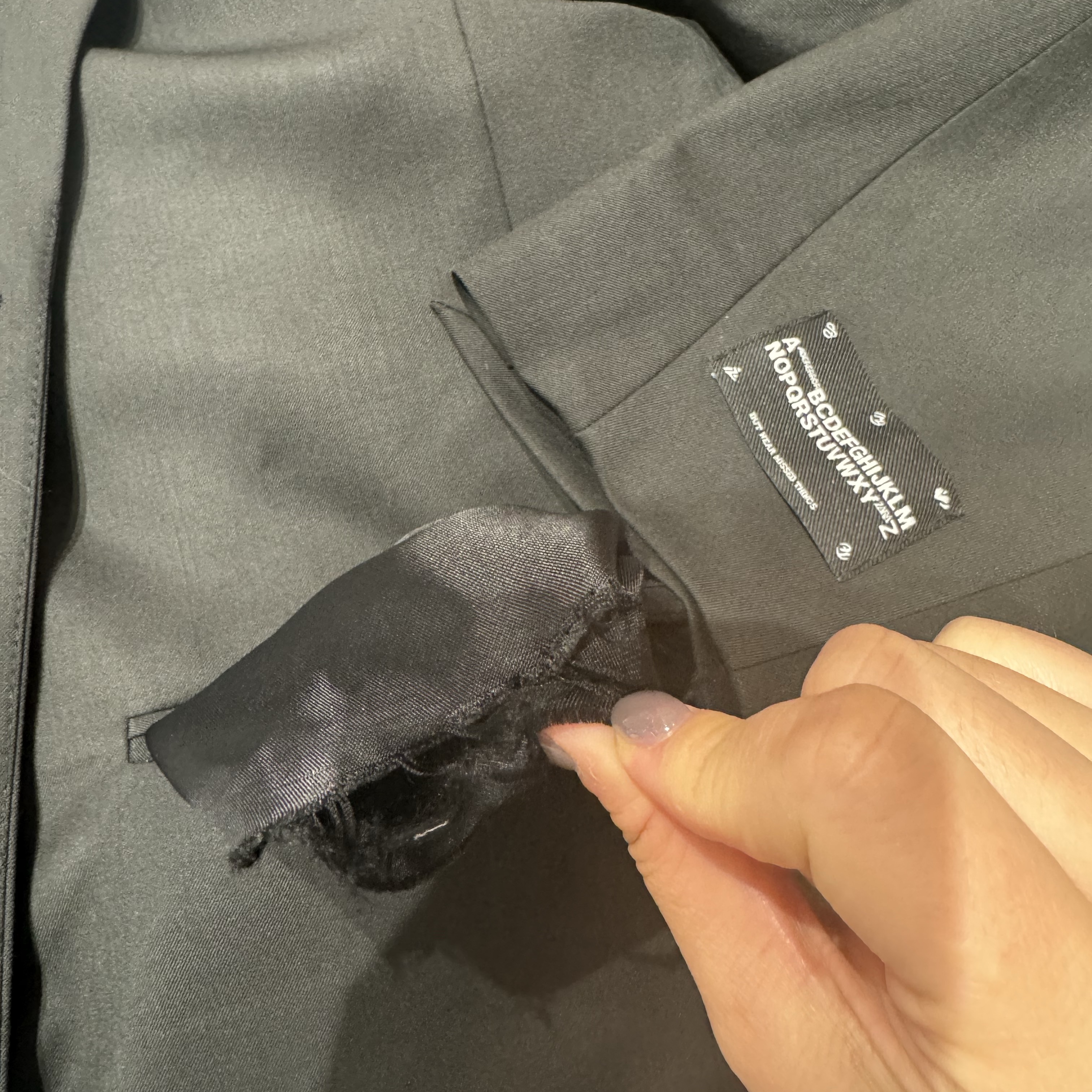 Zara x Ader Error Oversize Blazer Black 착용 스타일 - 1