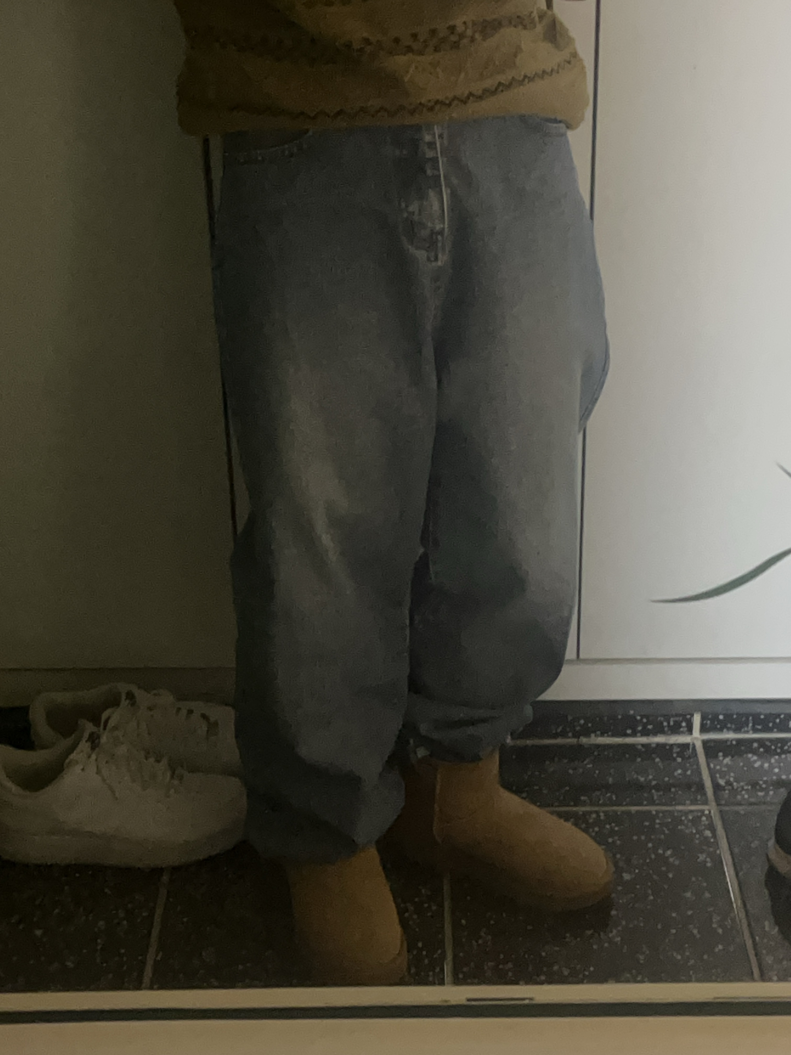 (W) UGG Classic Mini II Boots Chestnut 착용 스타일 - 1