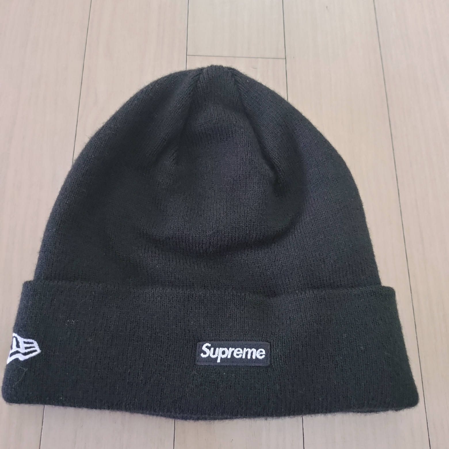 Supreme New Era S Logo Beanie Black - 23FW 착용 스타일 - 2