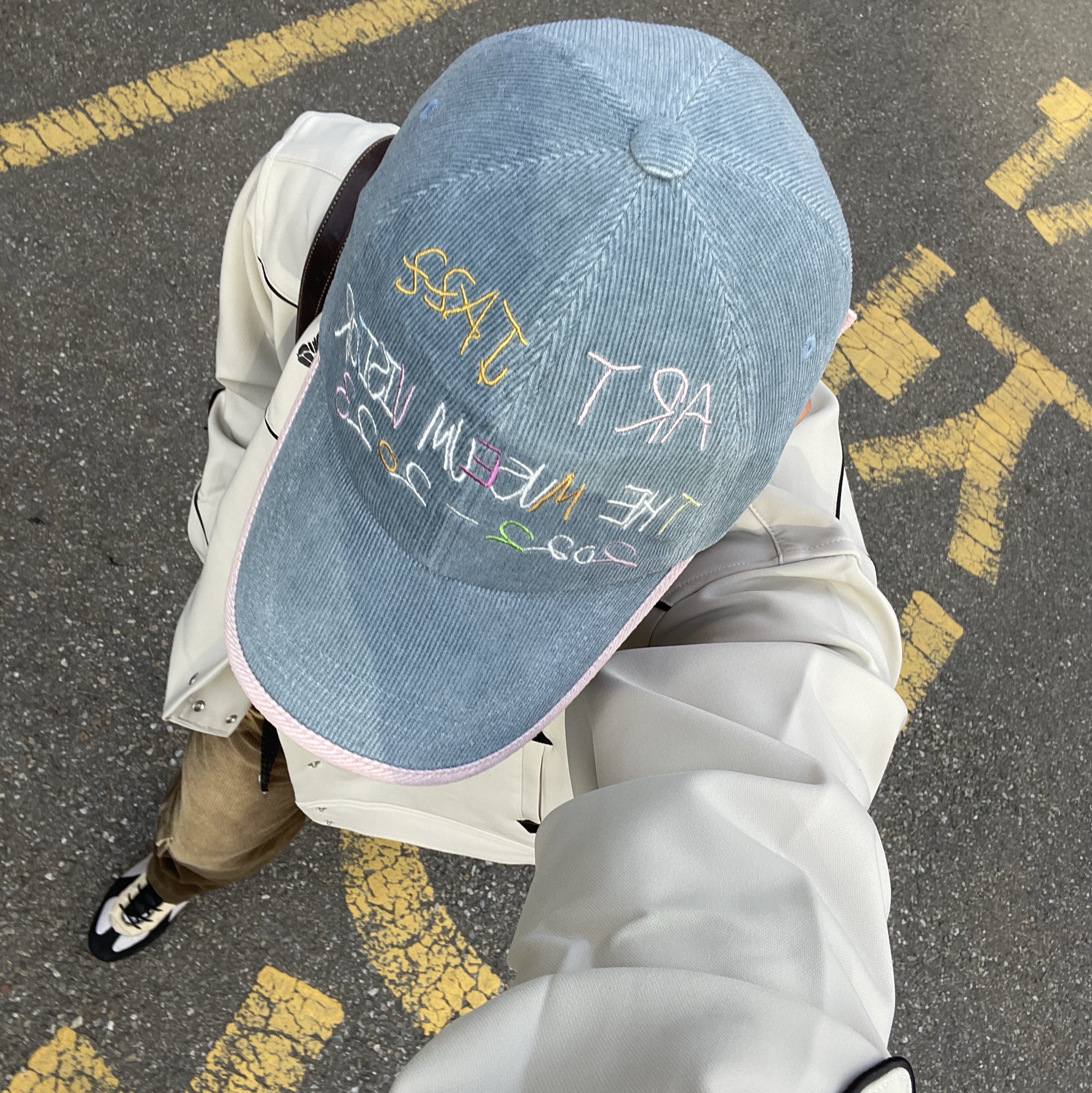 Needles PE/PU Double Cloth Piping Cowboy Jacket Beige 착용 스타일 - 2