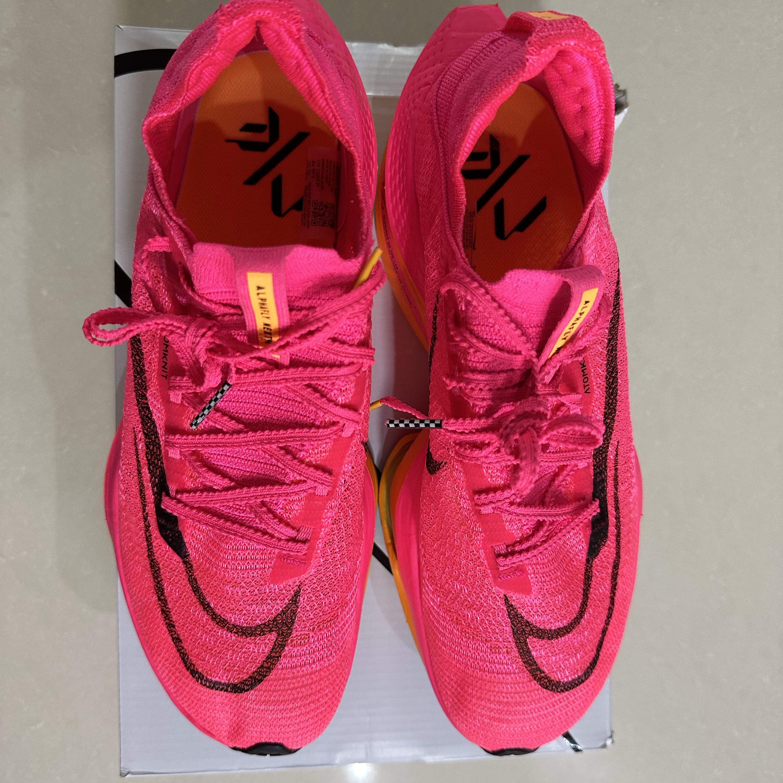 Nike Air Zoom Alphafly Next% 2 Hyper Pink 착용 스타일