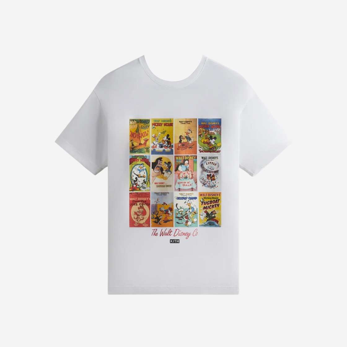 Kith x Disney for Mickey & Friends Poster Vintage T-Shirt White 상세 이미지 1