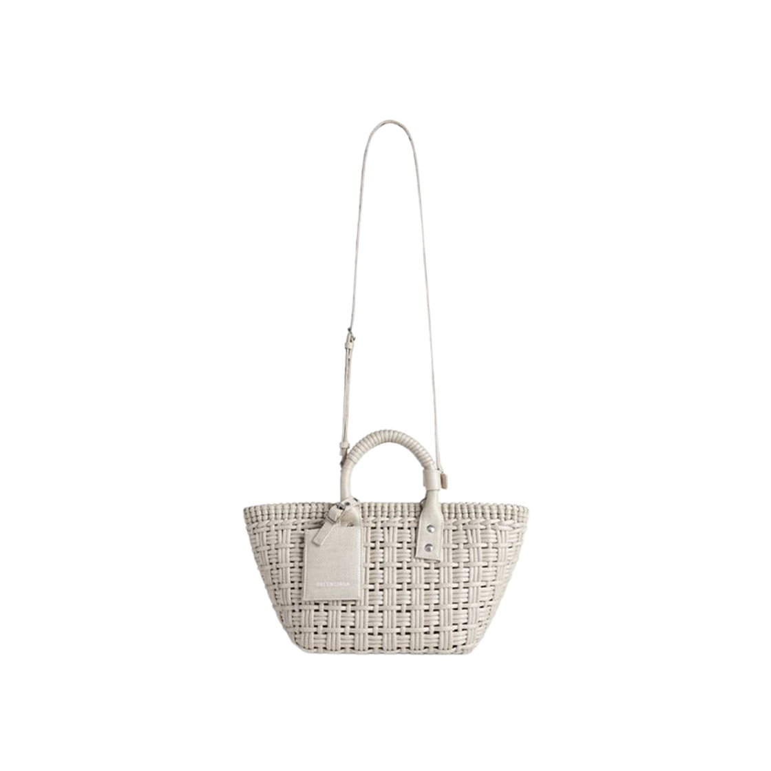 Balenciaga Bistro XS Basket with Strap Off White 상세 이미지 4