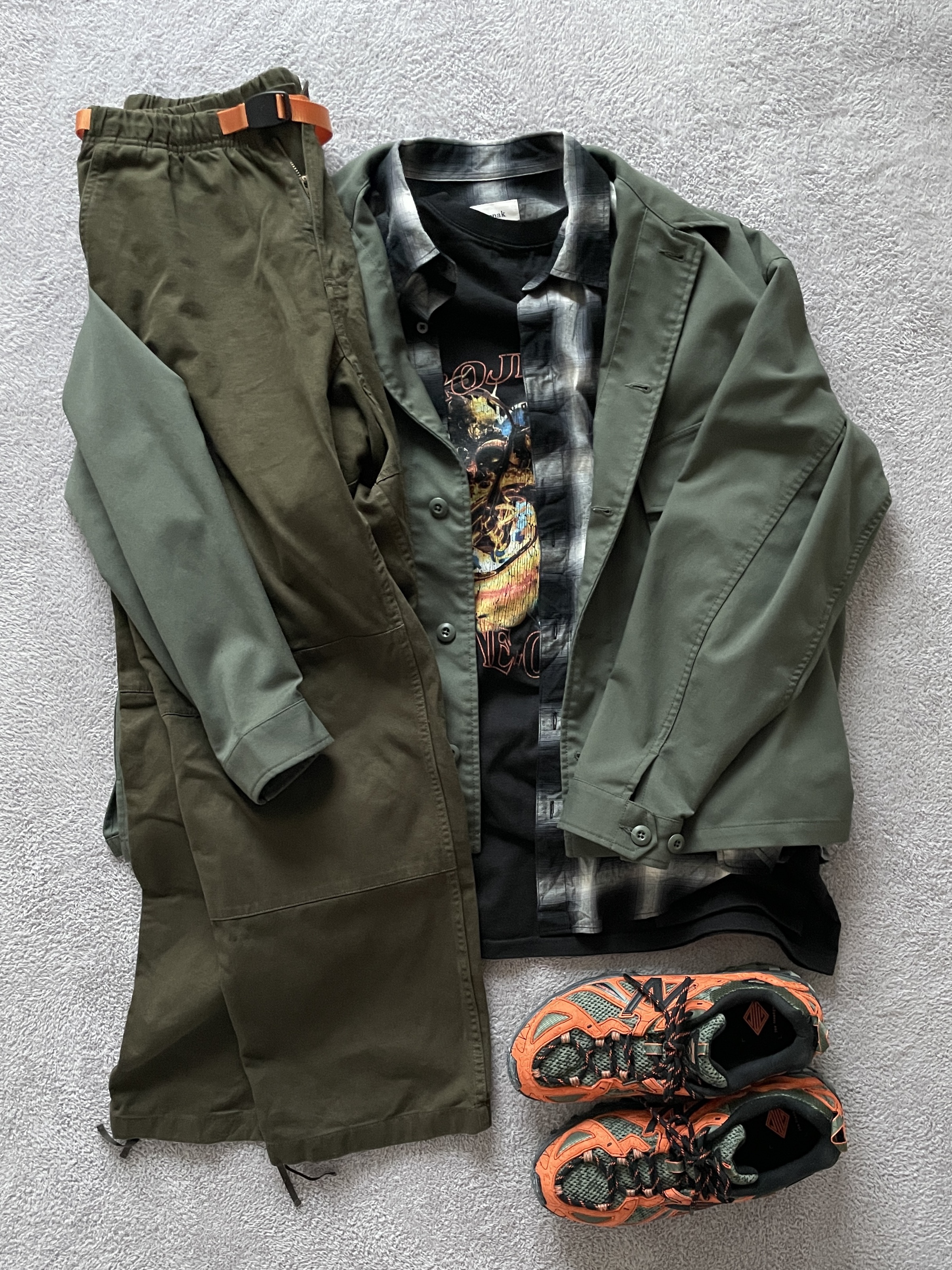 New Balance x Joe Freshgoods Beneath the Surface 610 Lil Swamps Orange 착용 스타일 - 4