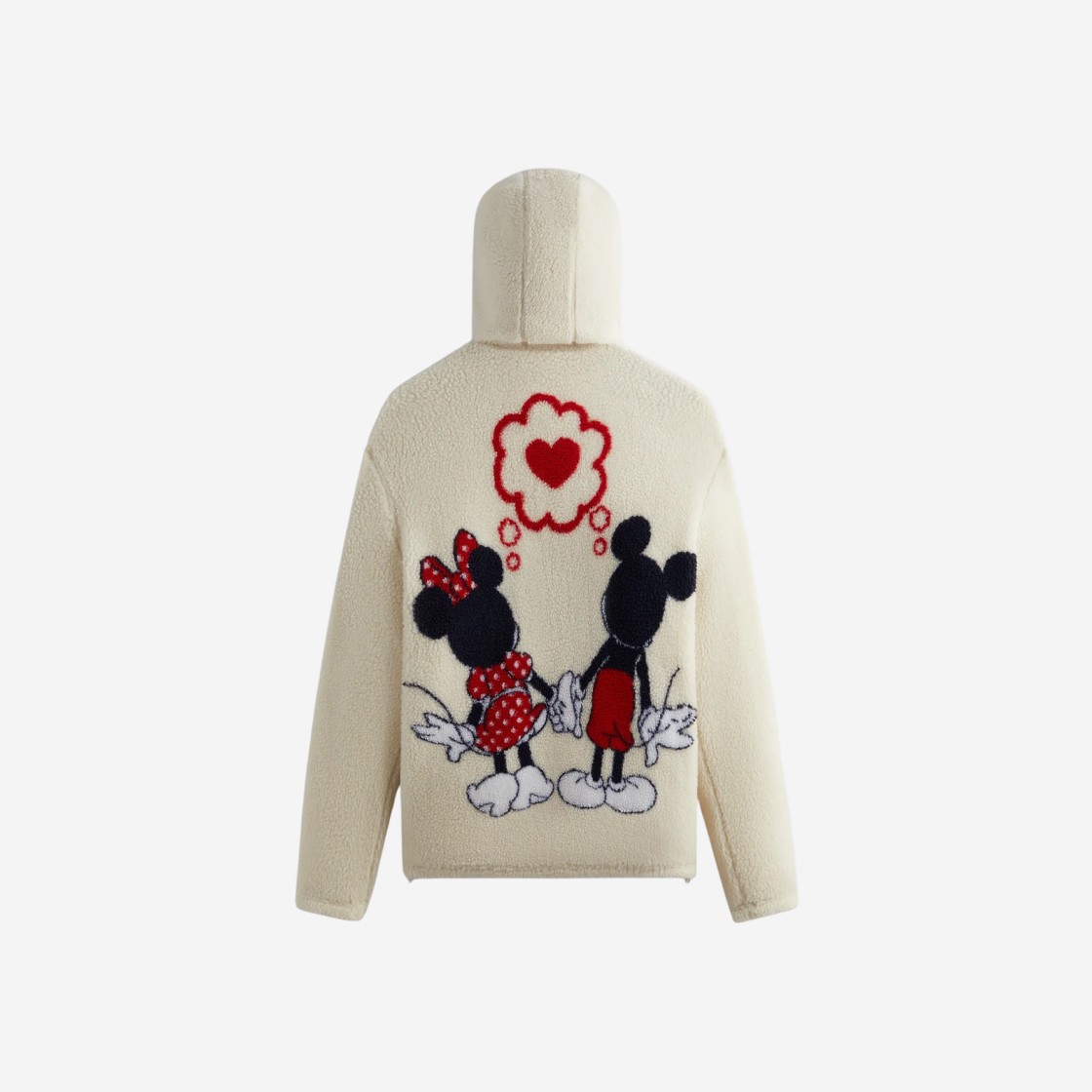 Kith x Disney for Mickey & Friends Sherpa Hoodie Sandrift 상세 이미지 2