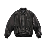 Balenciaga Sporty B Shearling Jacket Black