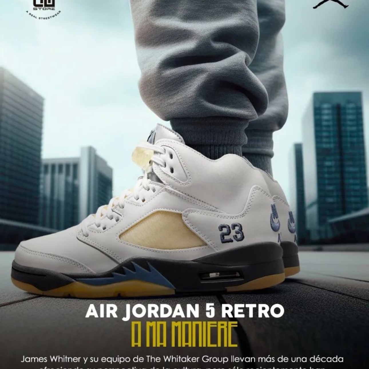 (W) Jordan 5 x A Ma Maniere Retro Dawn 착용 스타일 - 6