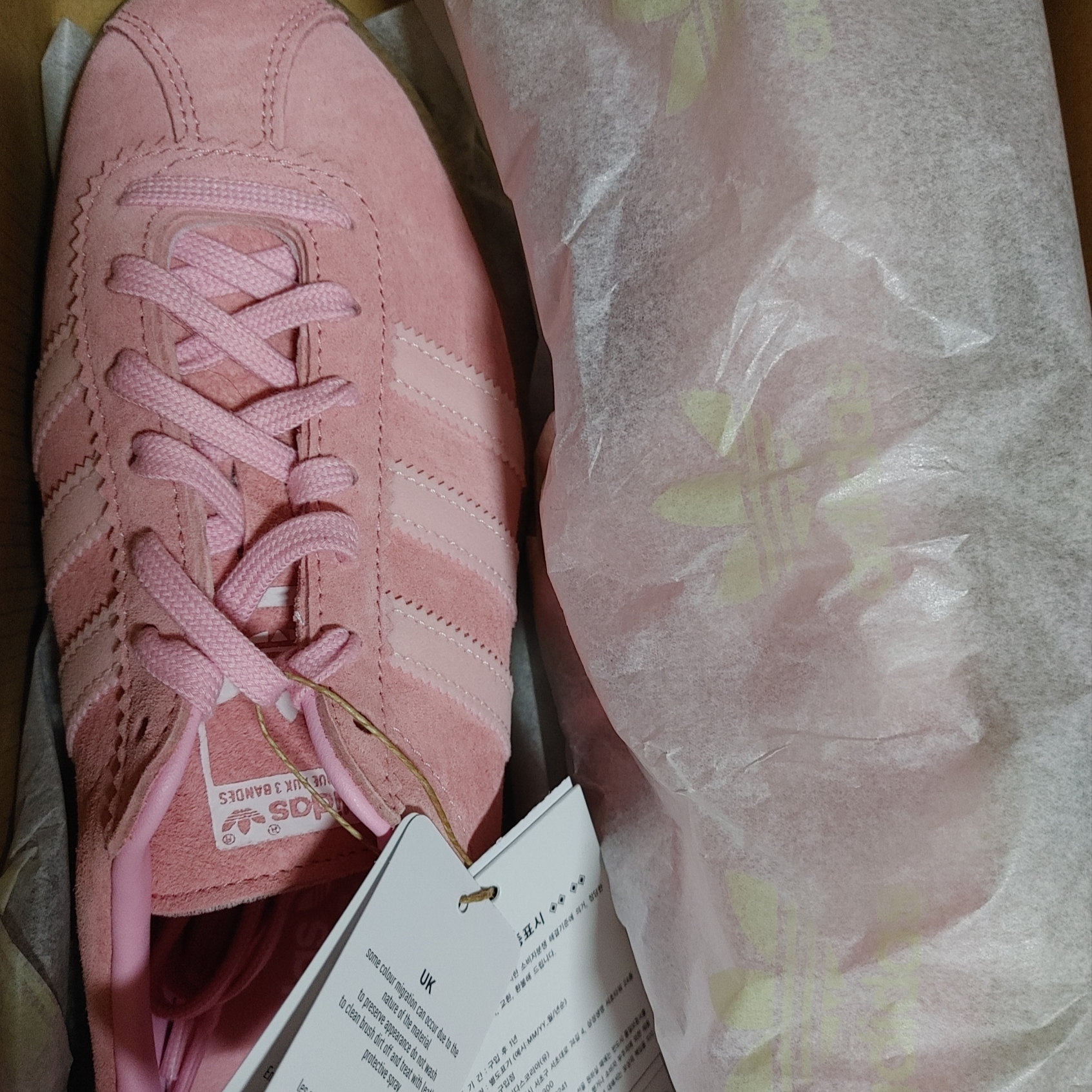 Adidas Bermuda Glow Pink 착용 스타일