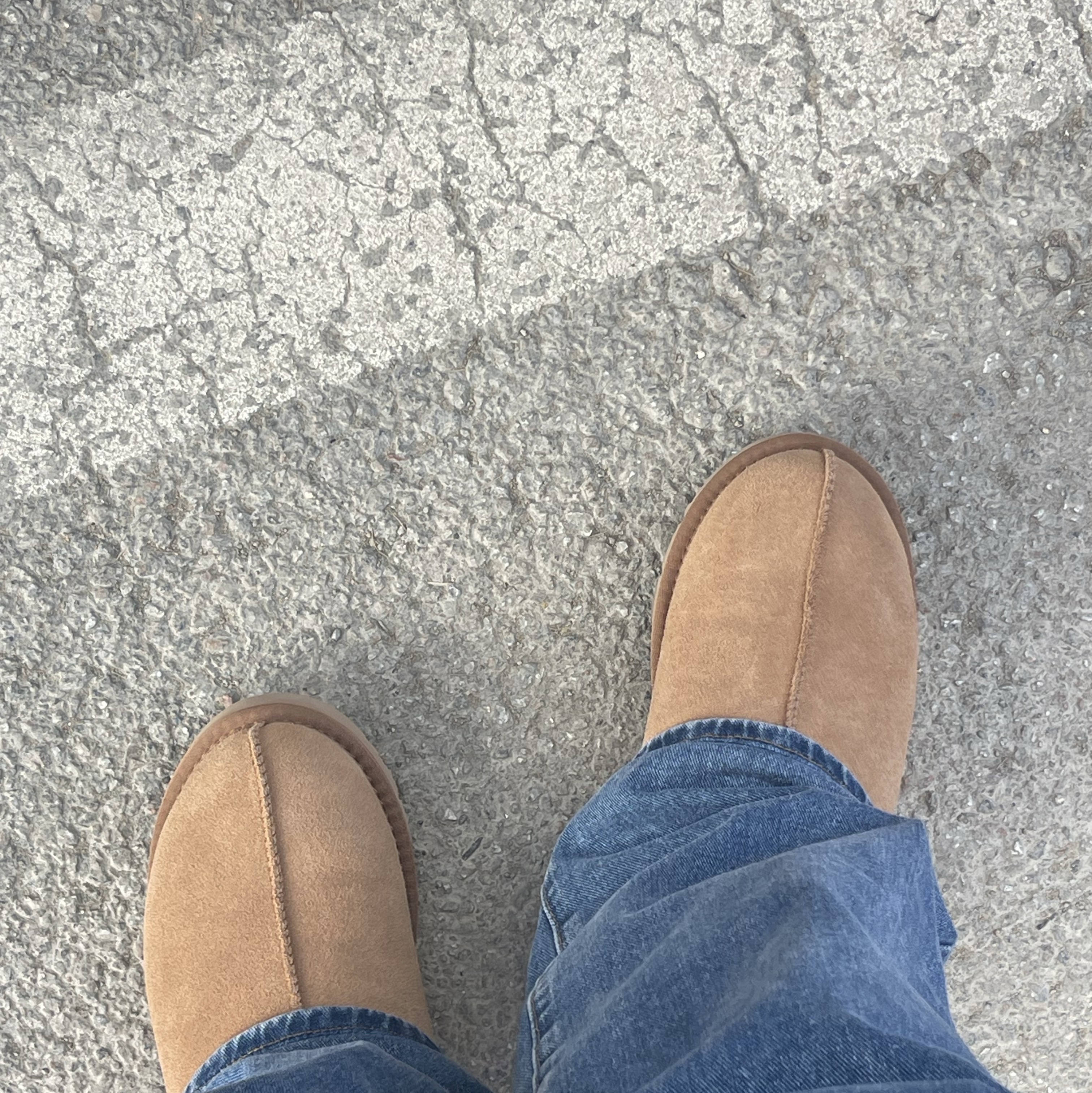 UGG Tasman Slipper Chestnut 착용 스타일