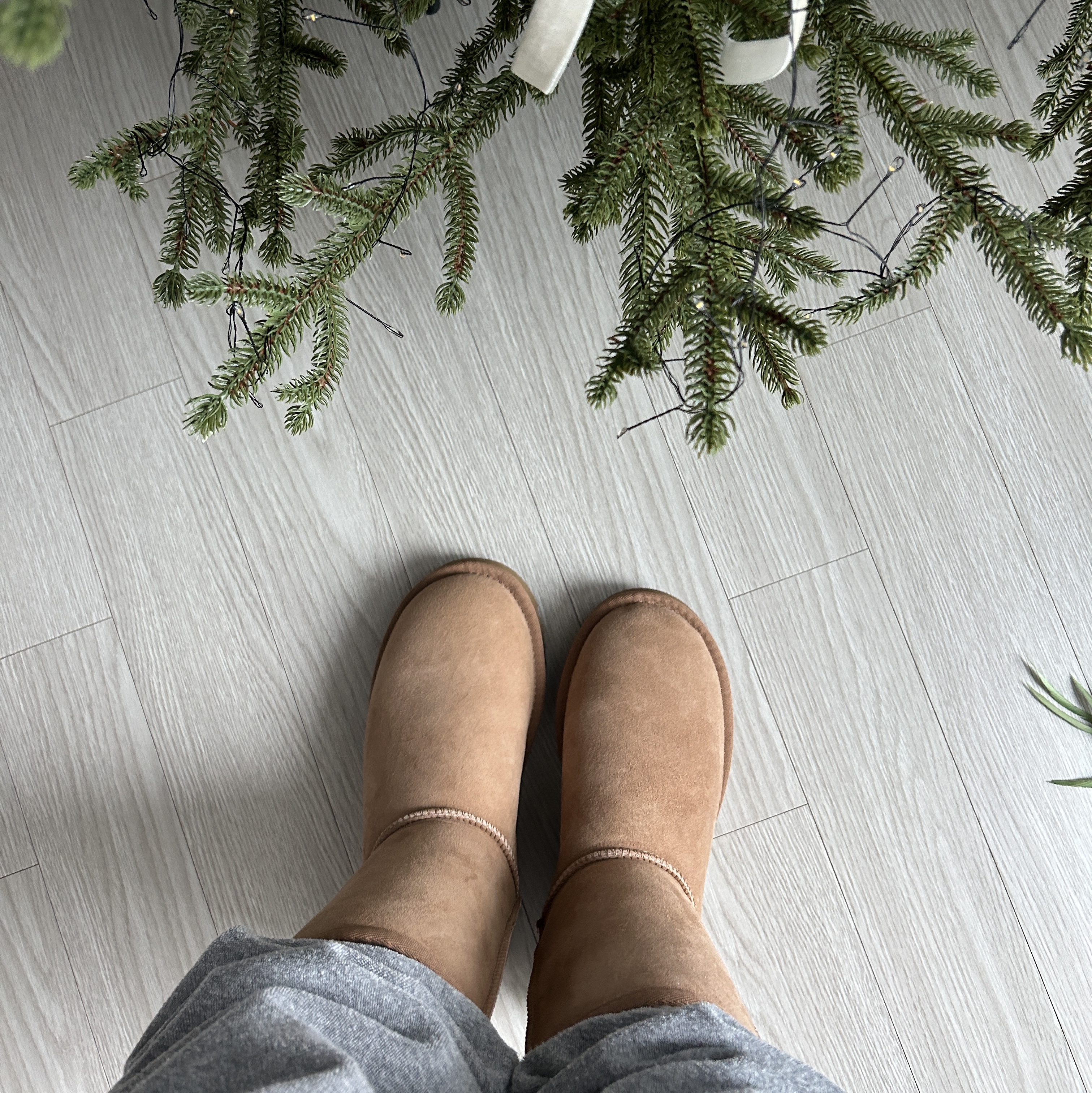 (W) UGG Classic Short II Boots Chestnut 착용 스타일