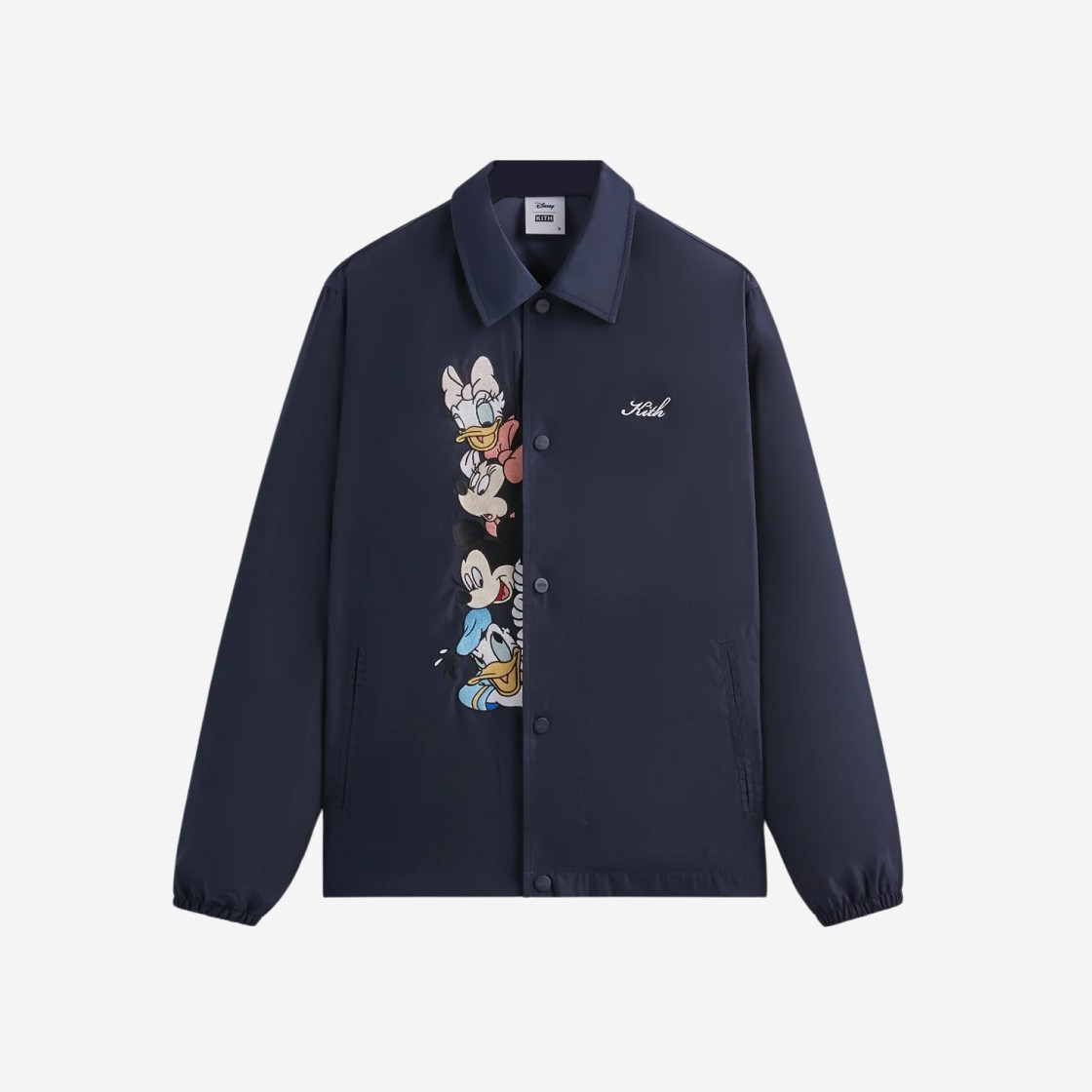 Kith x Disney for Mickey & Friends Nylon Coaches Jacket Nocturnal 상세 이미지 1