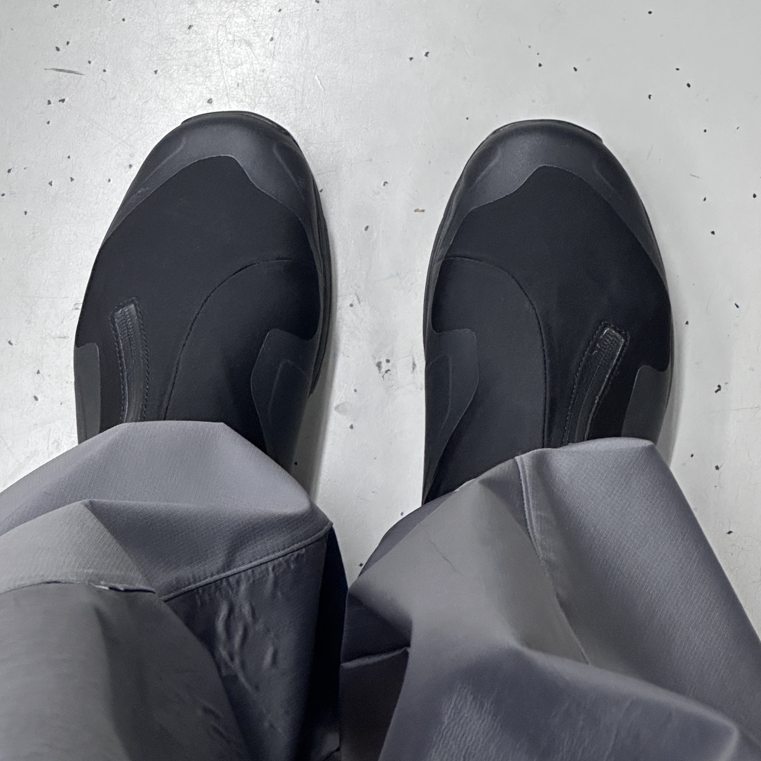 Salomon x Comme des Garcons XA-Alpine 2 Black 착용 스타일