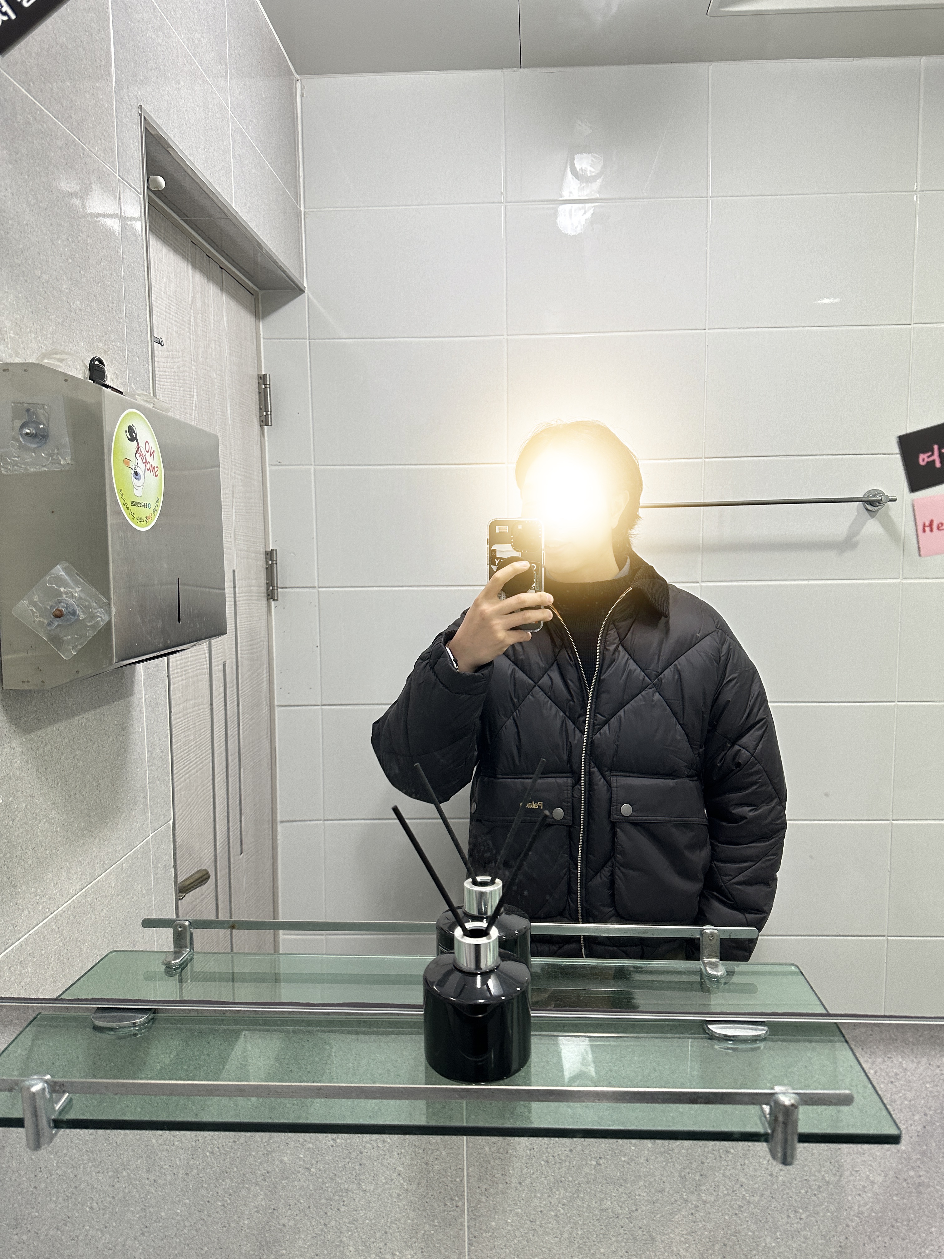 Palace x Barbour Dom Quilt Black - 23FW 착용 스타일 - 1