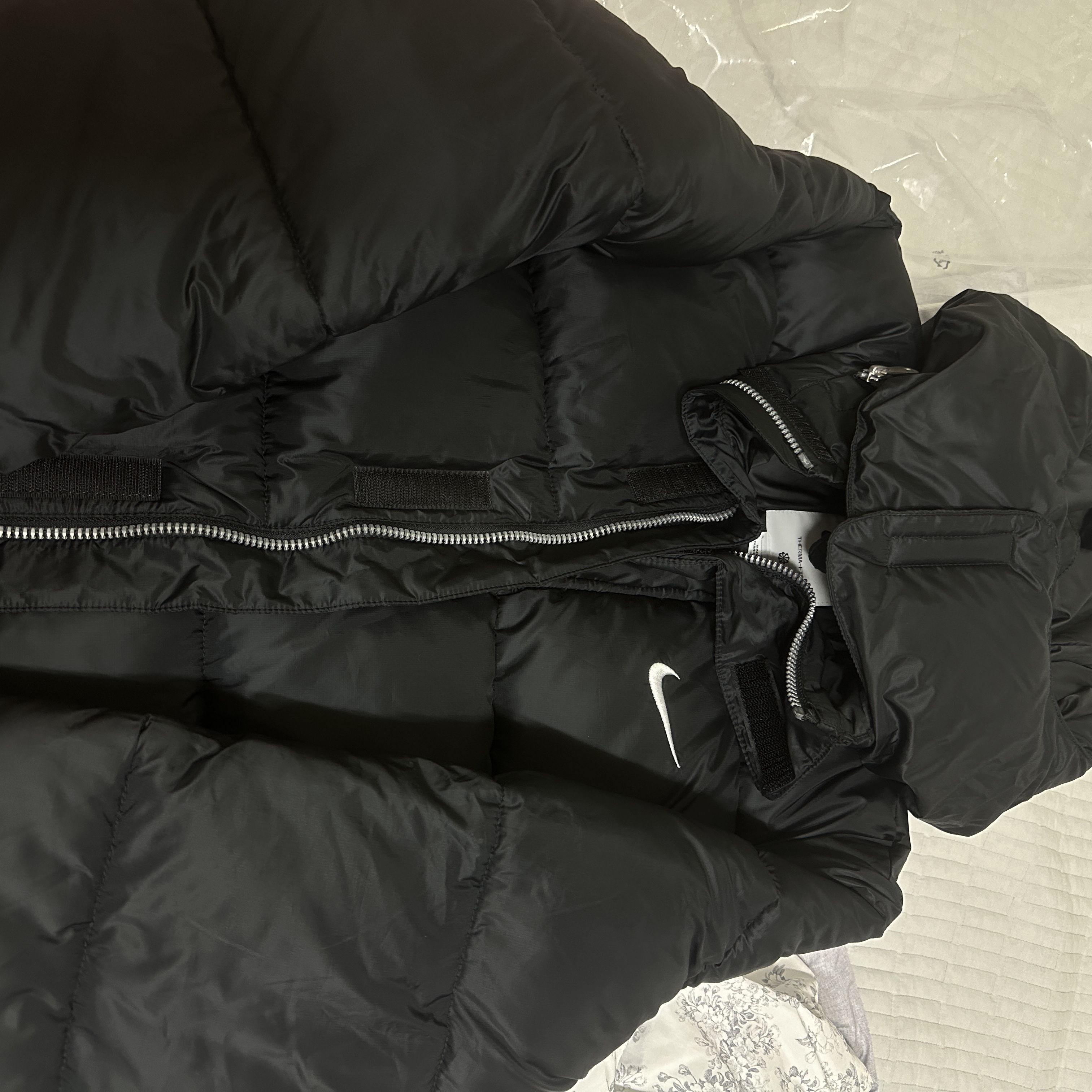 Nike Life Therma-Fit Puffer Jacket Black - Asia 착용 스타일