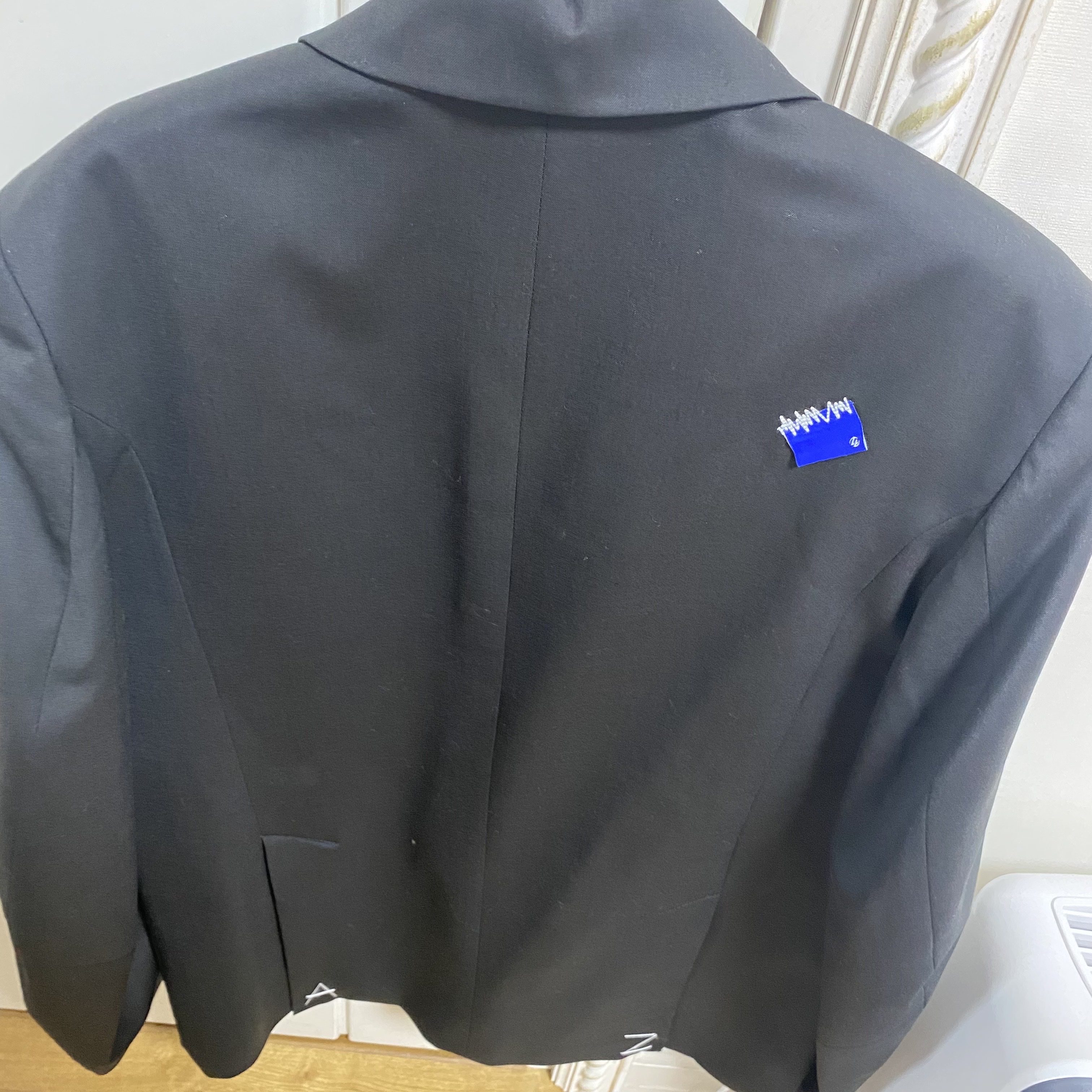 Zara x Ader Error Oversize Blazer Black 착용 스타일