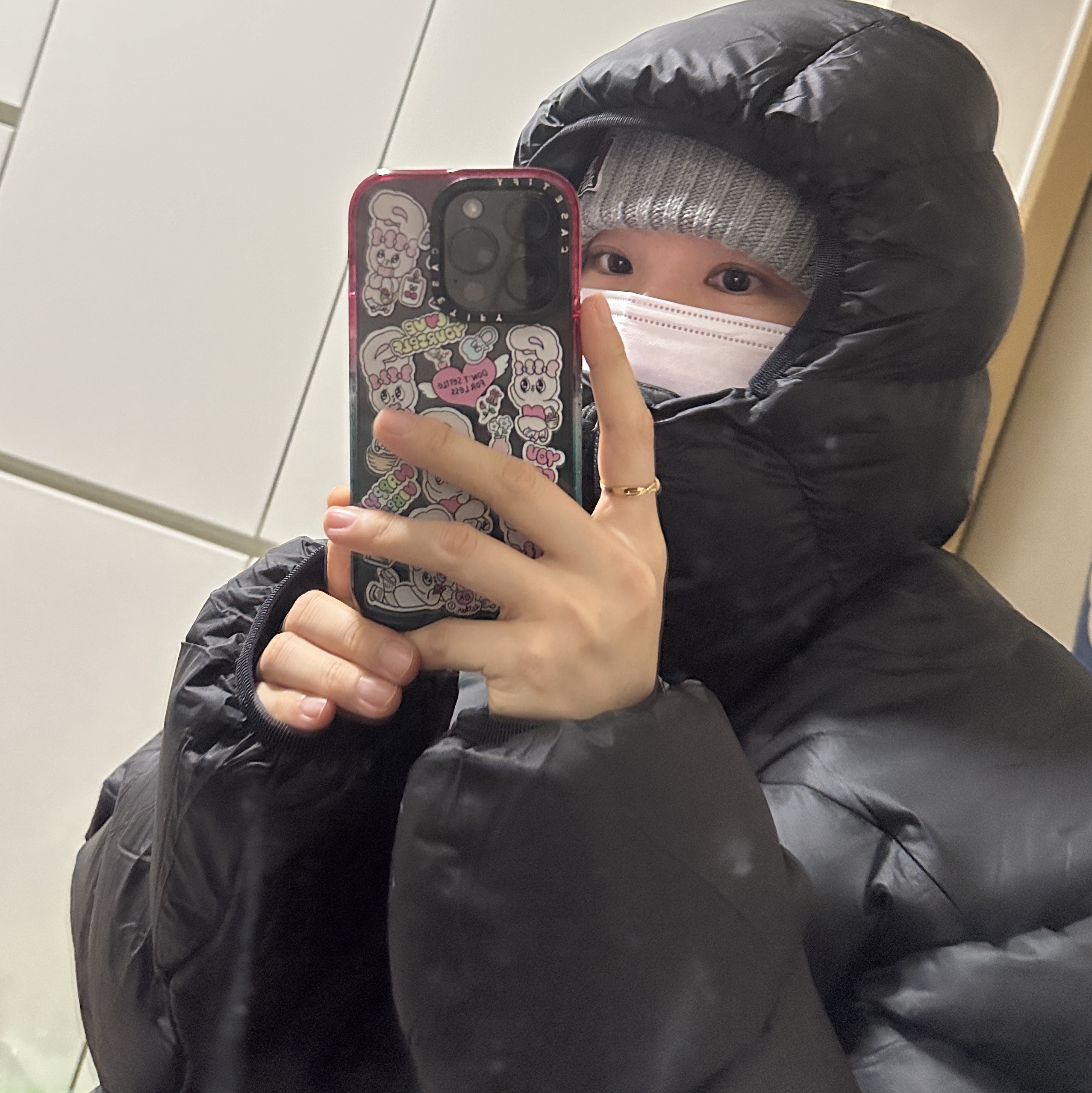 Nike ACG Therma-Fit ADV Lunar Lake Puffer Jacket Black - Asia 착용 스타일
