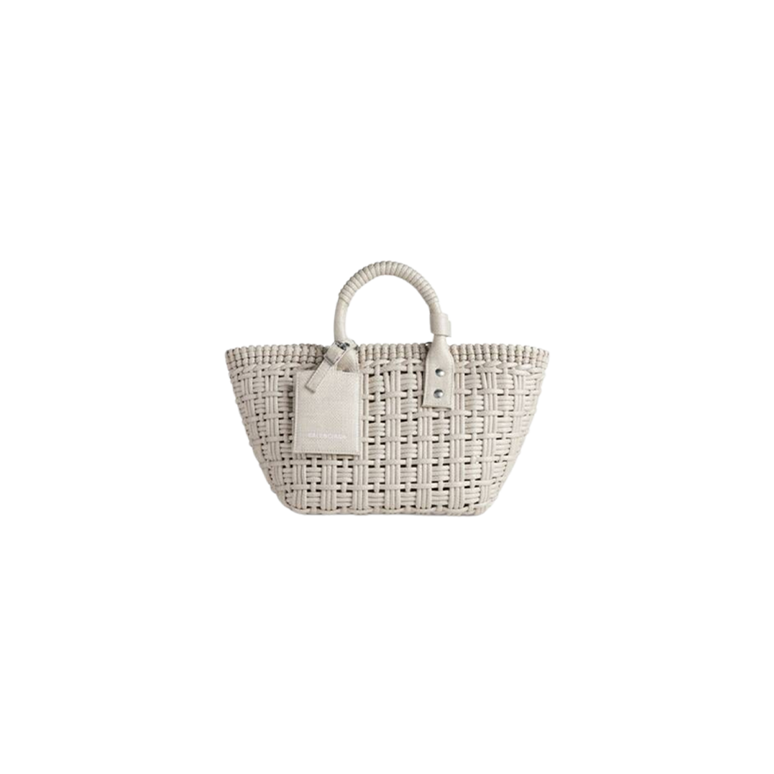 Balenciaga Bistro XS Basket with Strap Off White 상세 이미지 1