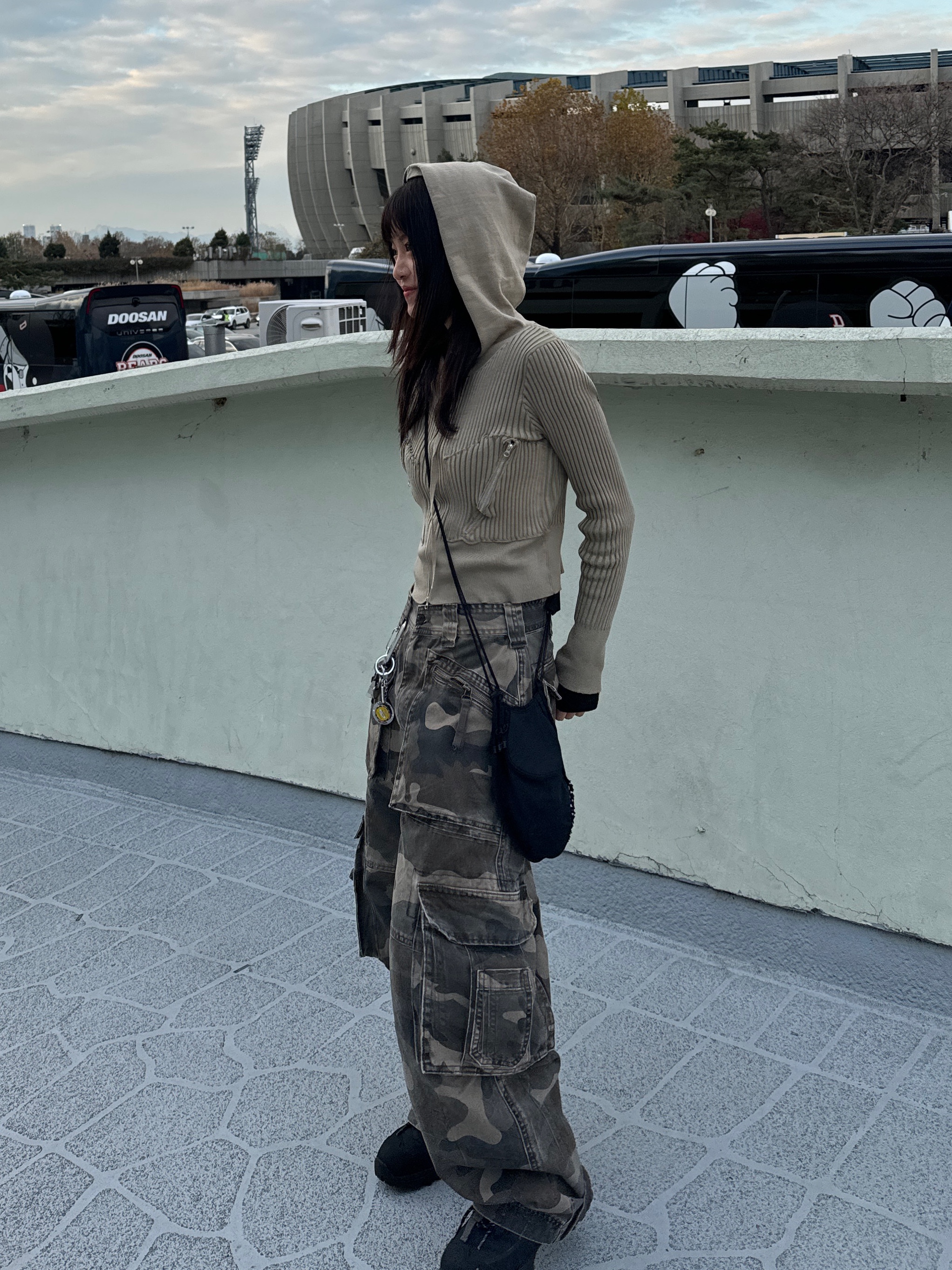 Roa Hiking Katharina Black 착용 스타일