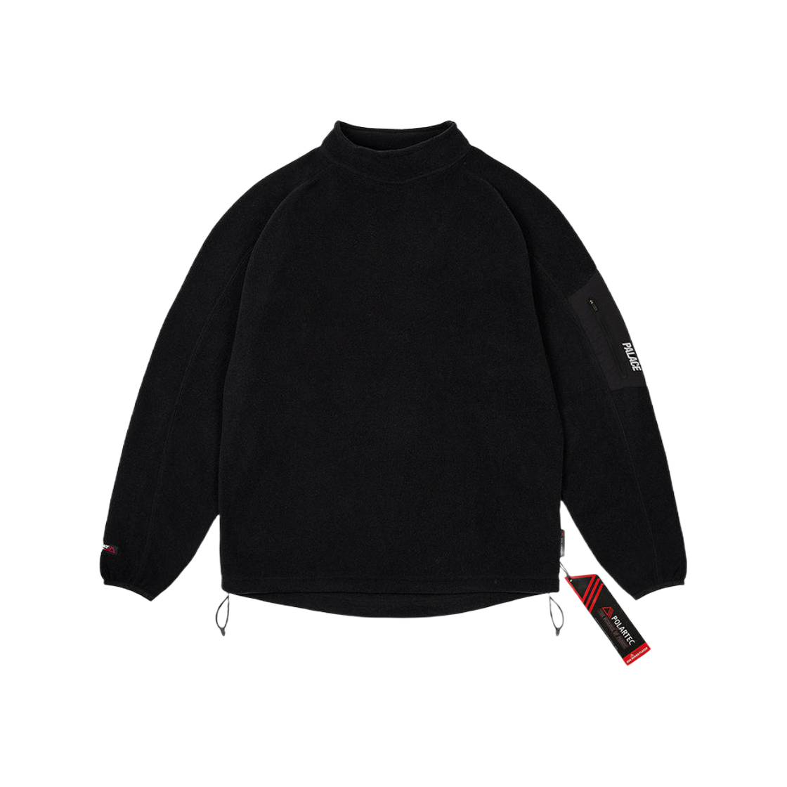 Palace Polartec Mock Neck Black - 23FW 상세 이미지 1