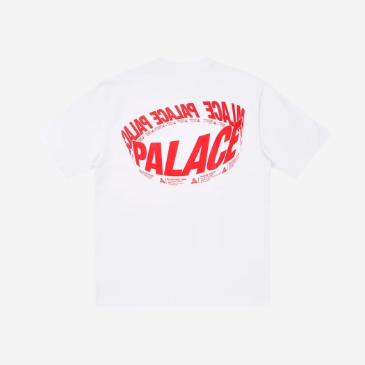 팔라스 래퍼 로고 티셔츠 화이트 - 23FW