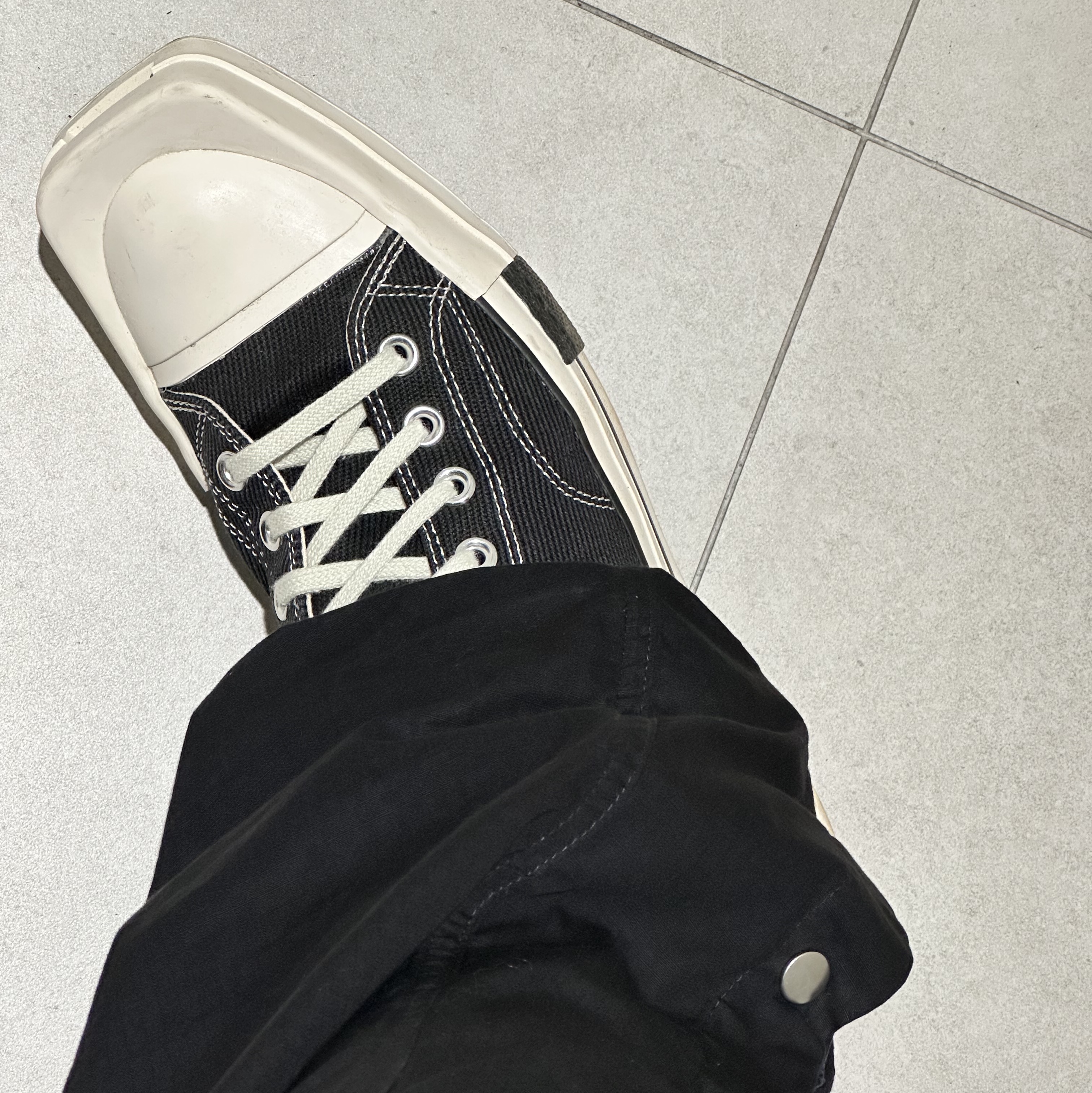 Converse x Drkshdw Turbodrk Chuck 70 Hi Black 착용 스타일 - 2